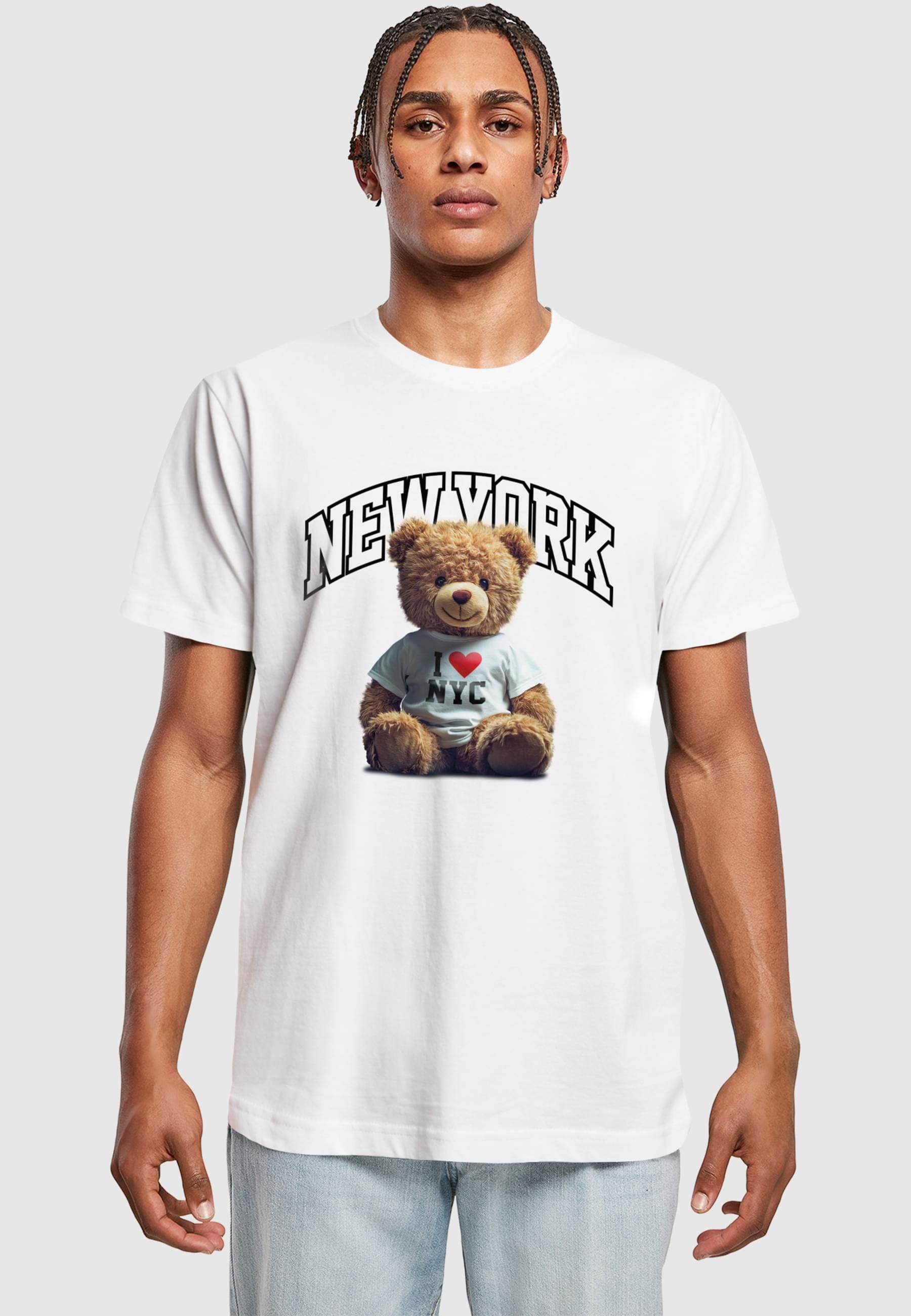 MisterTee T-Shirt »MisterTee New York College Bear Tee« 1 Stk.