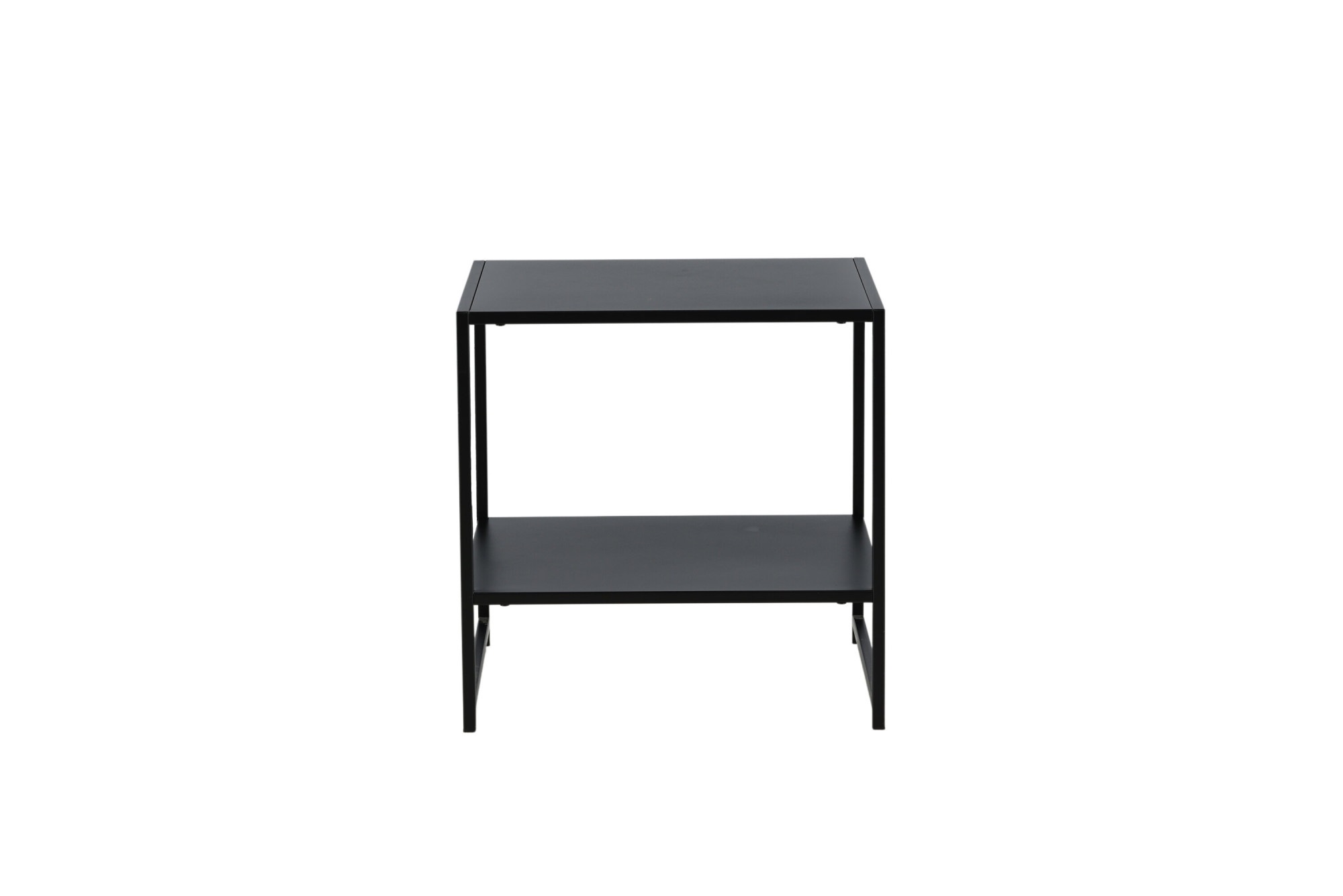 Venture Home Beistelltisch »Staal, Beistelltisch mit Ablageboden, 50 × 50 cm« Wohnzimmertisch, Pulverbeschichtung, schlank, kultiviert, modern