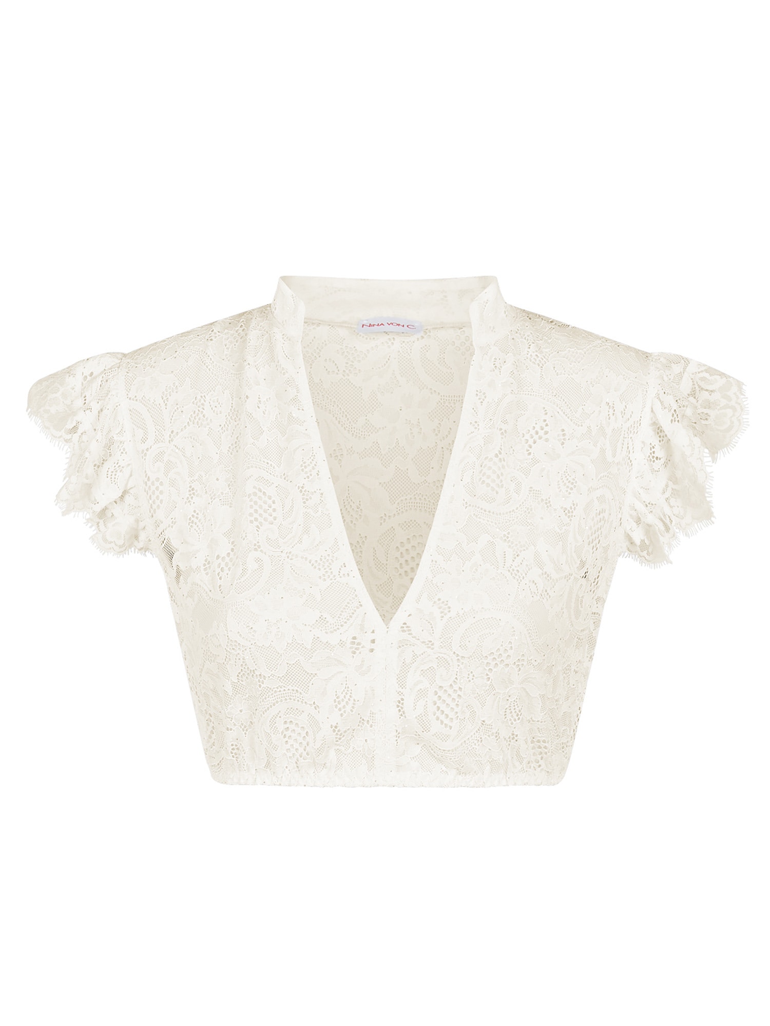 Nina Von C. Dirndlbluse "Dirndl-Bluse Flügelärmel Romy"
