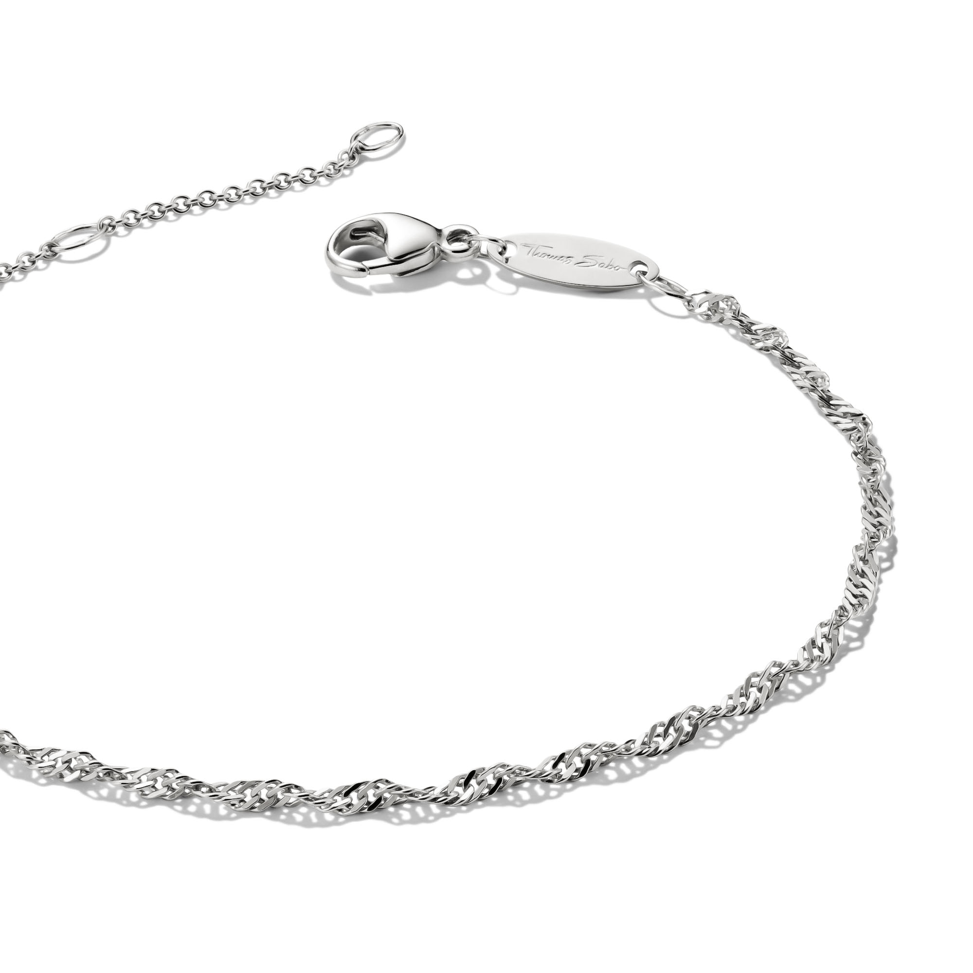 THOMAS SABO Armband »Singapur-Armband, A2208-001-21-L19v, A2208-413-39-L19v«