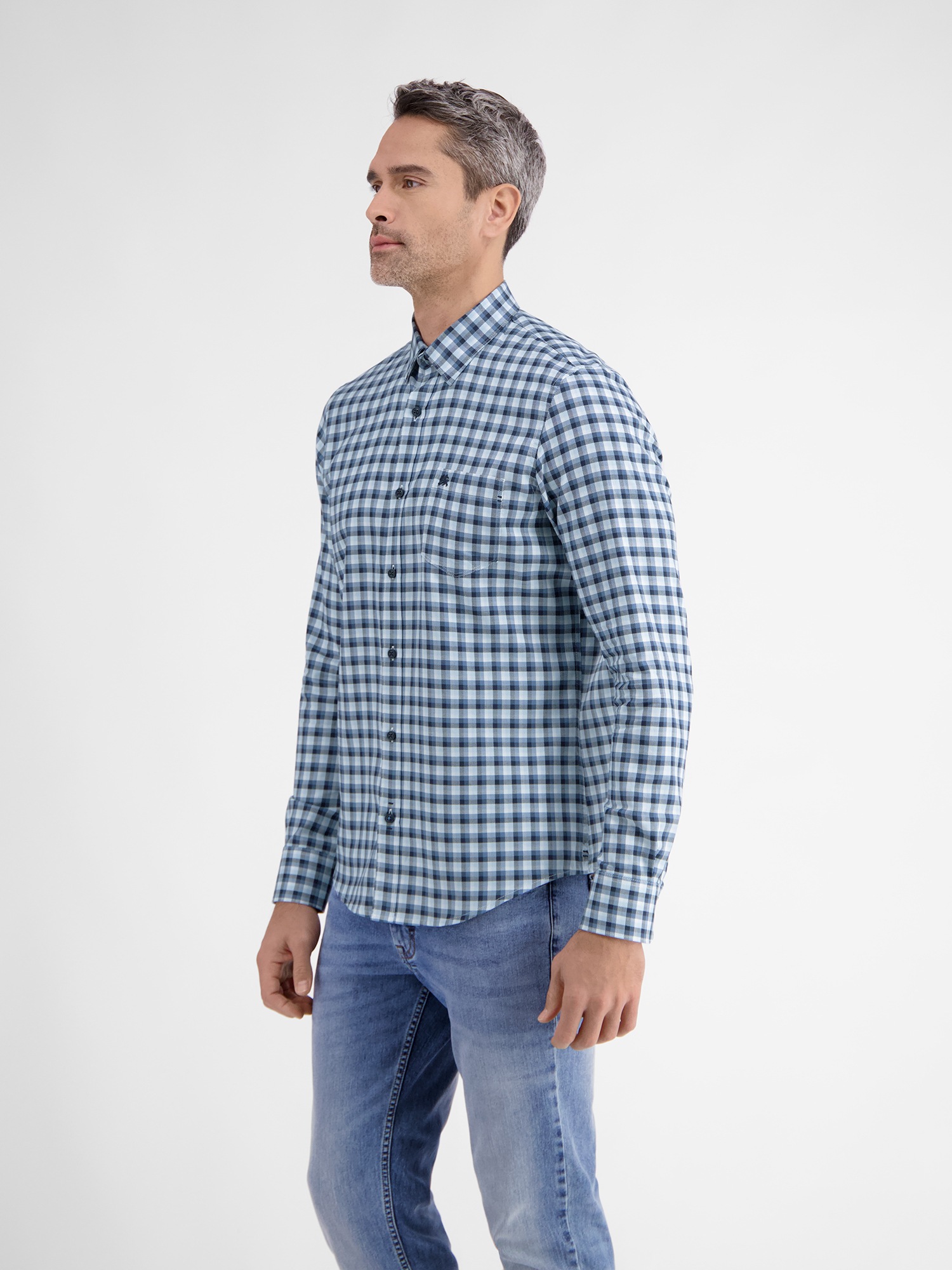 LERROS Karohemd "Kariertes Langarmhemd für Herren" günstig online kaufen