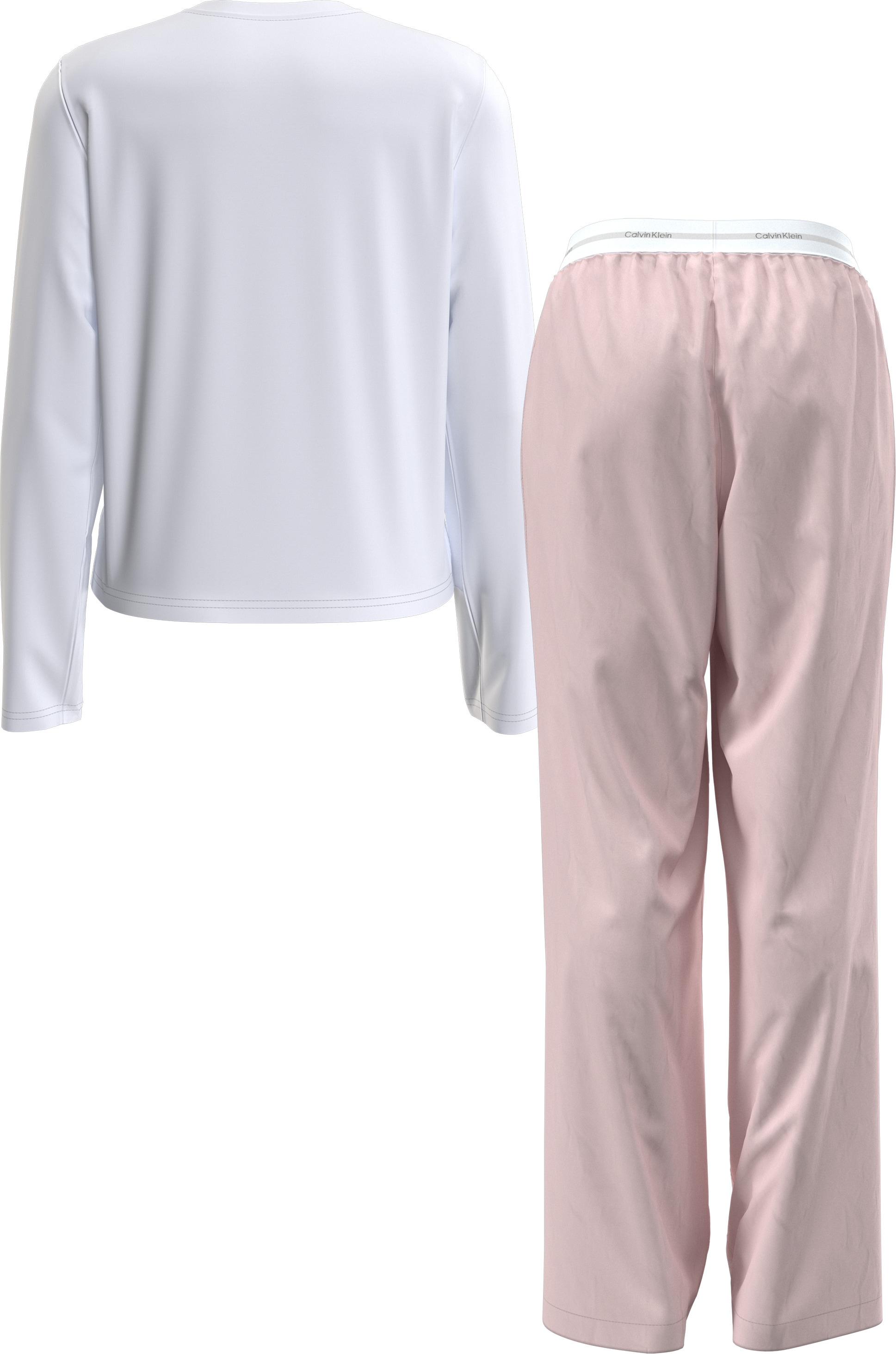 Calvin Klein Underwear Schlafanzug »LS PANT SET«, Mit elastischem Bund