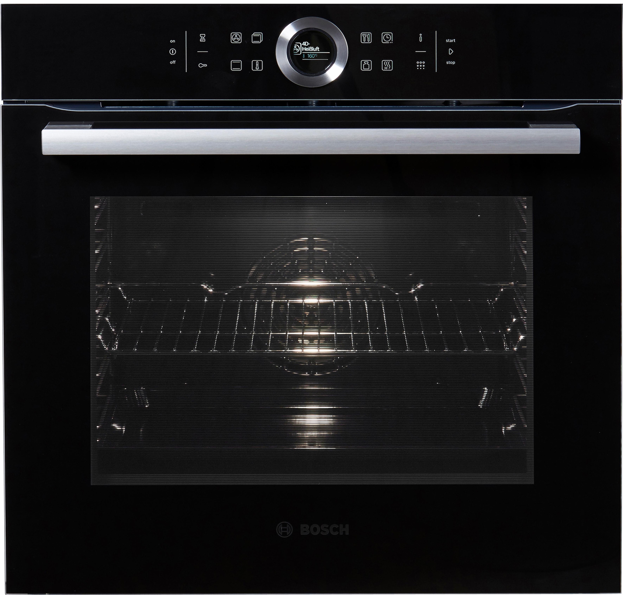 BOSCH Pyrolyse Backofen »HBG675BB1«, Serie 8, mit Teleskopauszug nachrüstbar,  Pyrolyse-Selbstreinigung, mit AutoPilot | BAUR