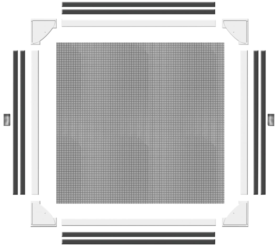 SCHELLENBERG Insektenschutz-Fensterrahmen »Magnetrahmen mit Fiberglasgewebe für Fenster«, Fliegengitter kürzbar, 130 x 150 cm, weiß, 70480
