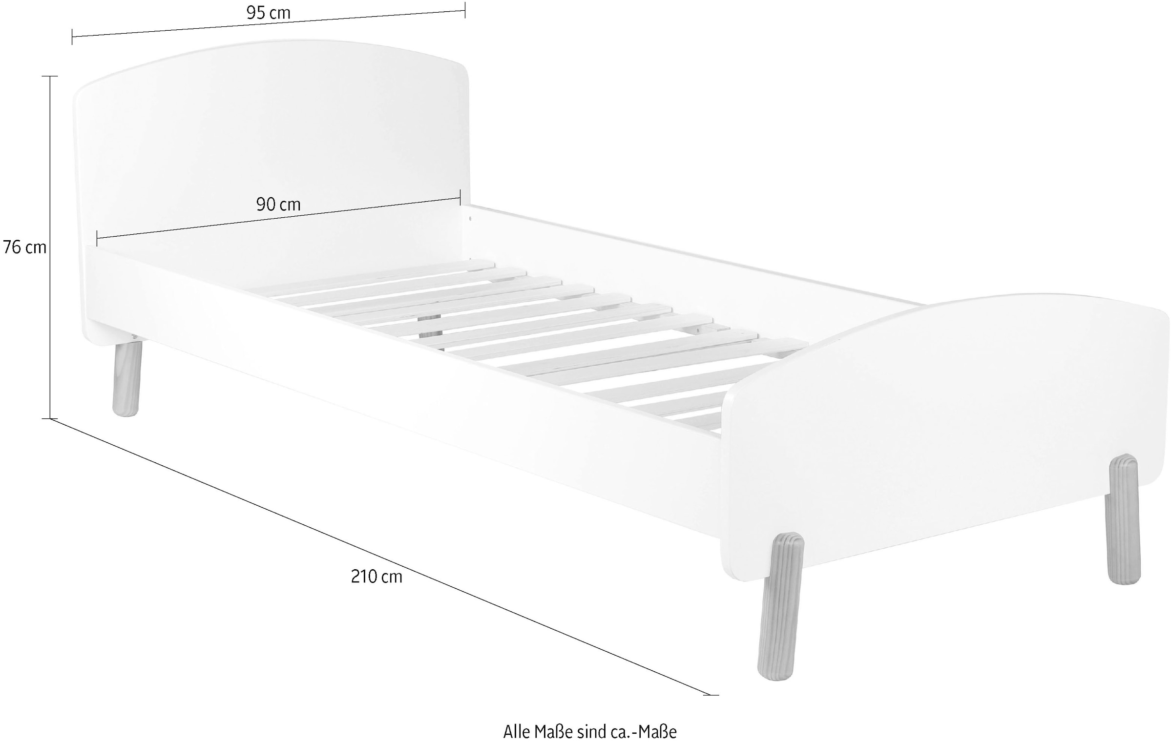 Lüttenhütt Bett »Lizzi«, toll kombinierbar