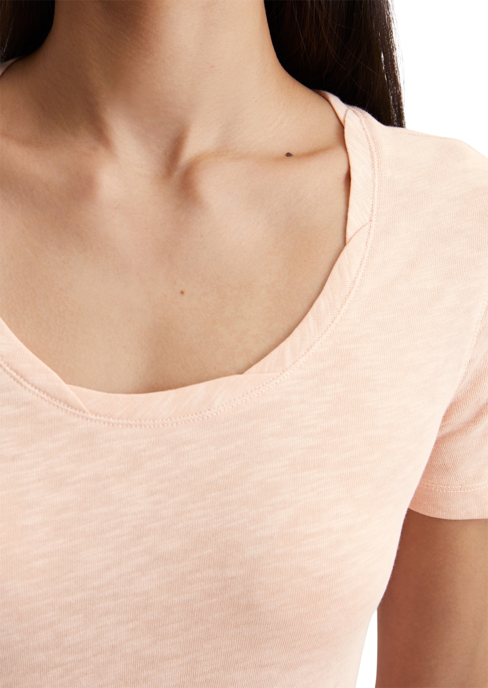Marc O'Polo T-Shirt »mit getwistetem Ausschnitt«
