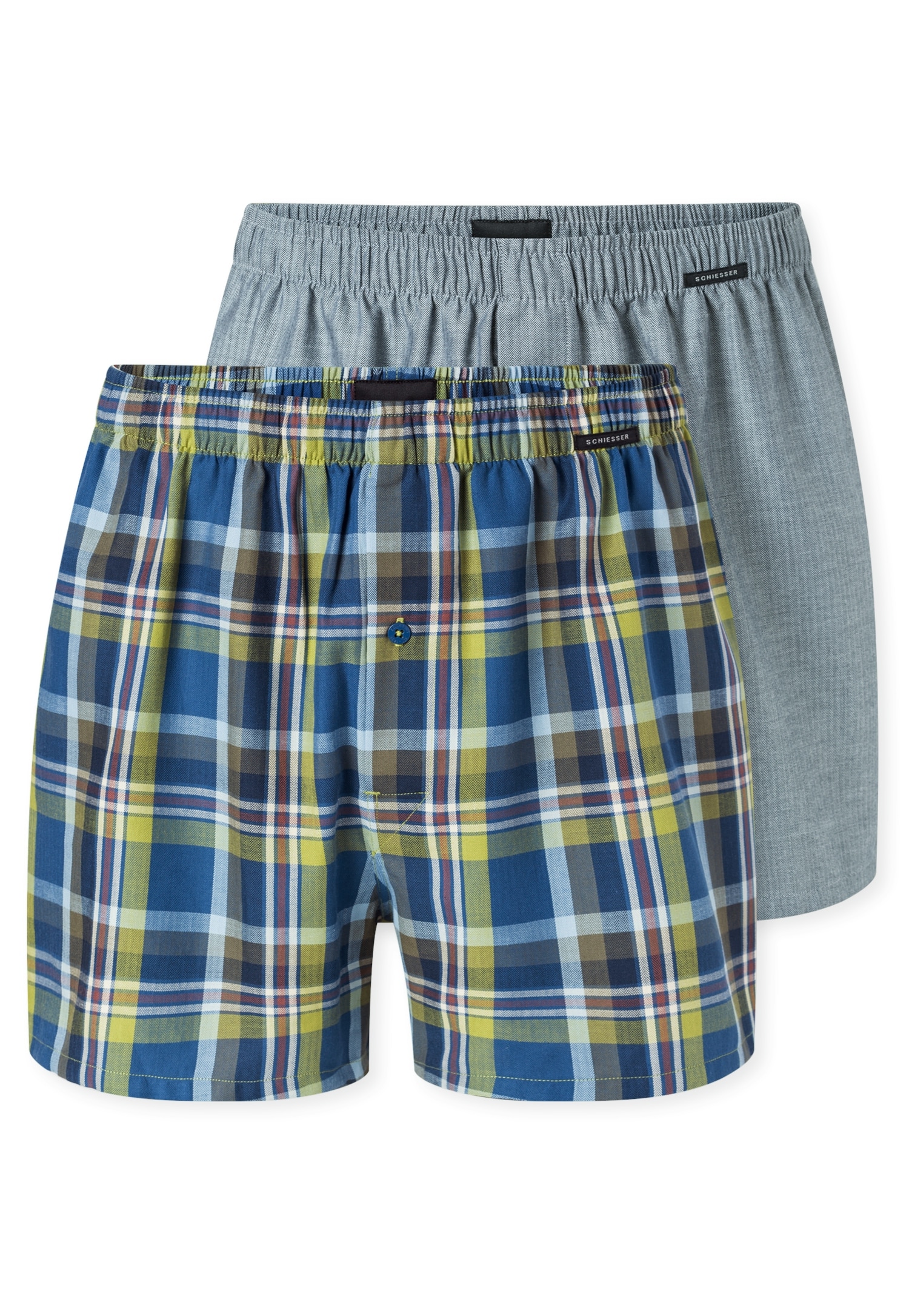 Schiesser Weiter Boxer "Boxershorts Multipack" Eingriff Mit Knopf, Elastischer Bund, Lockere Passform
