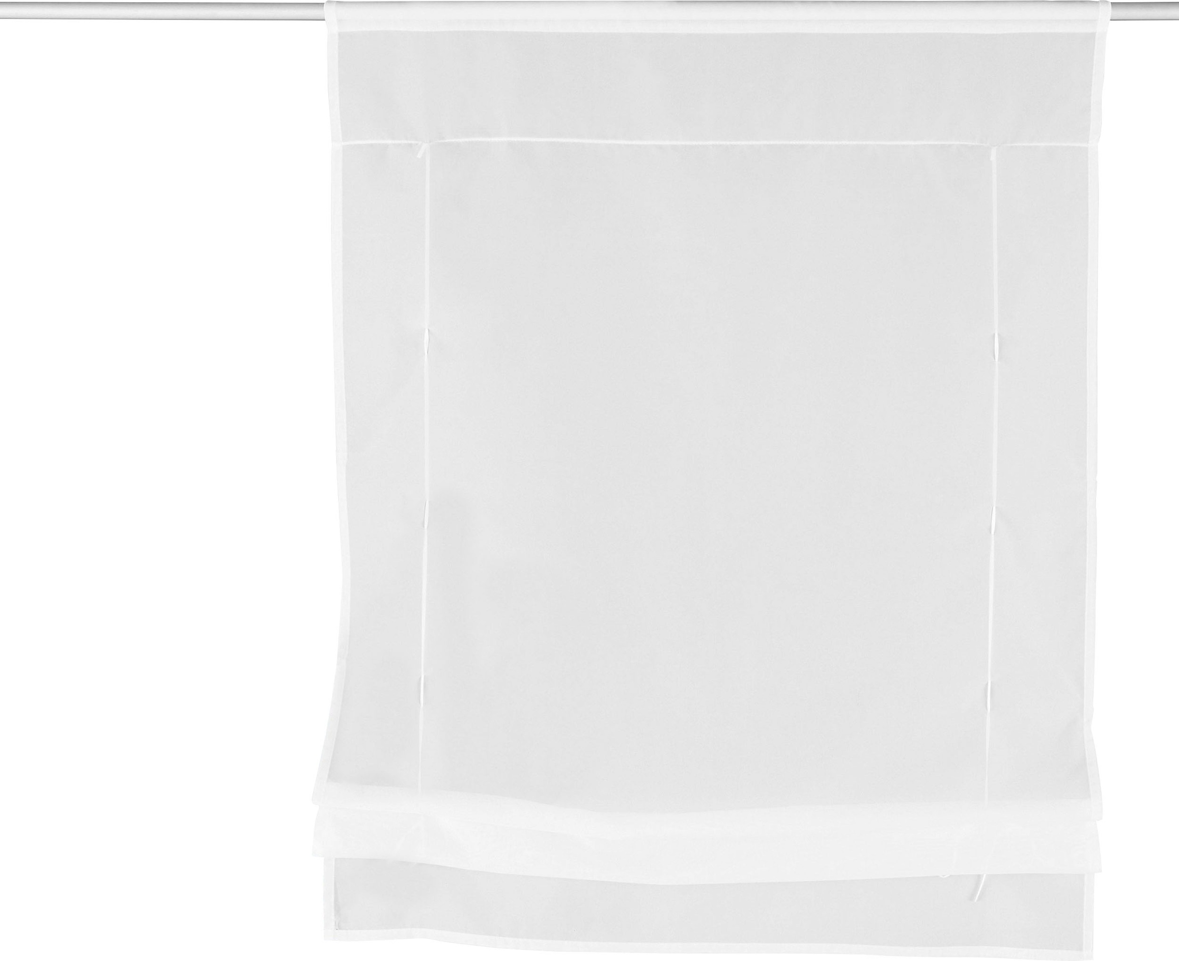 my home Bändchenrollo "Xana" mit Stangendurchzug Bändchenrollo, Raffung mit günstig online kaufen