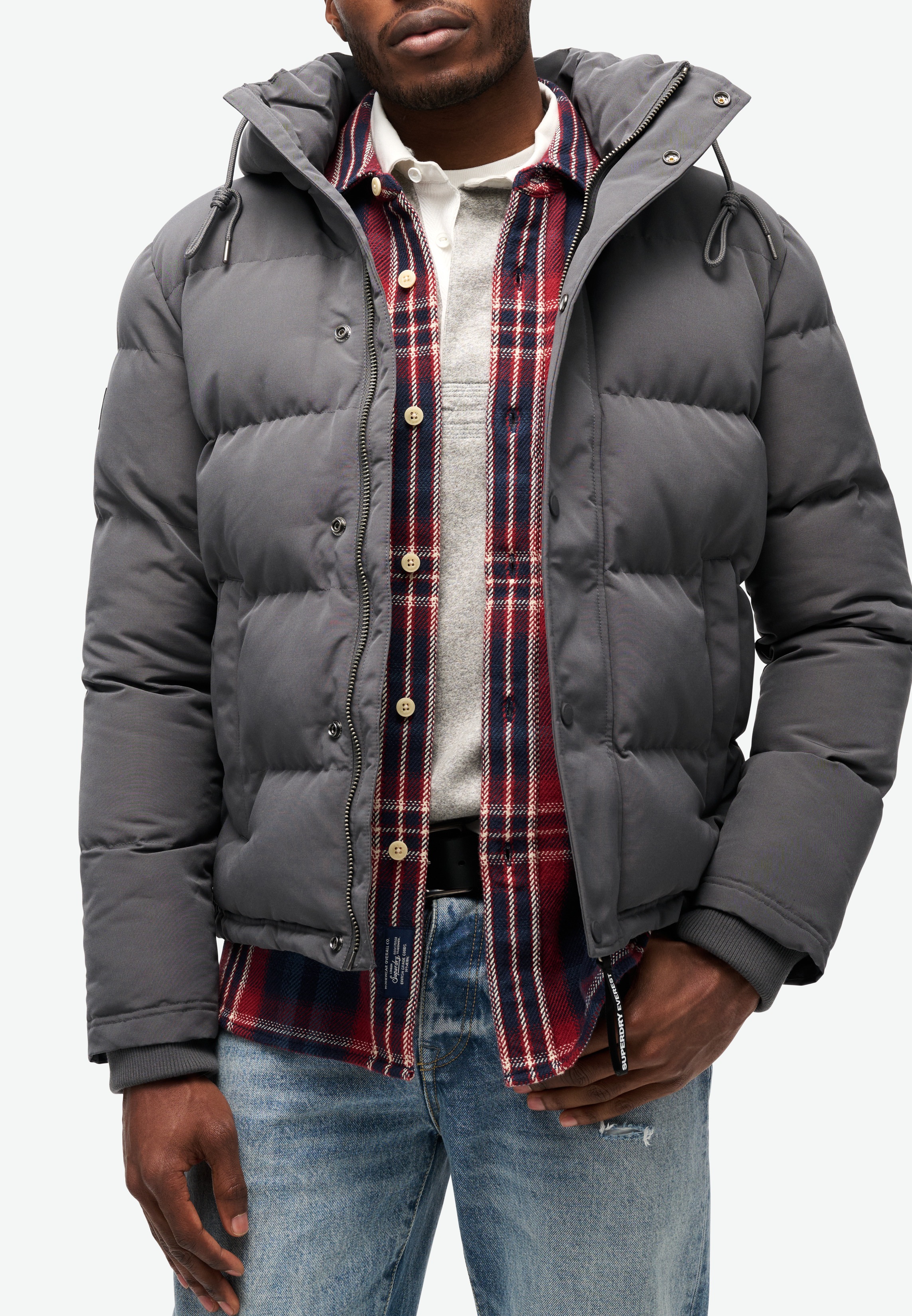 Thumbnail - Superdry Steppjacke "Everest Hooded Puffer Jacket" mit Kapuze