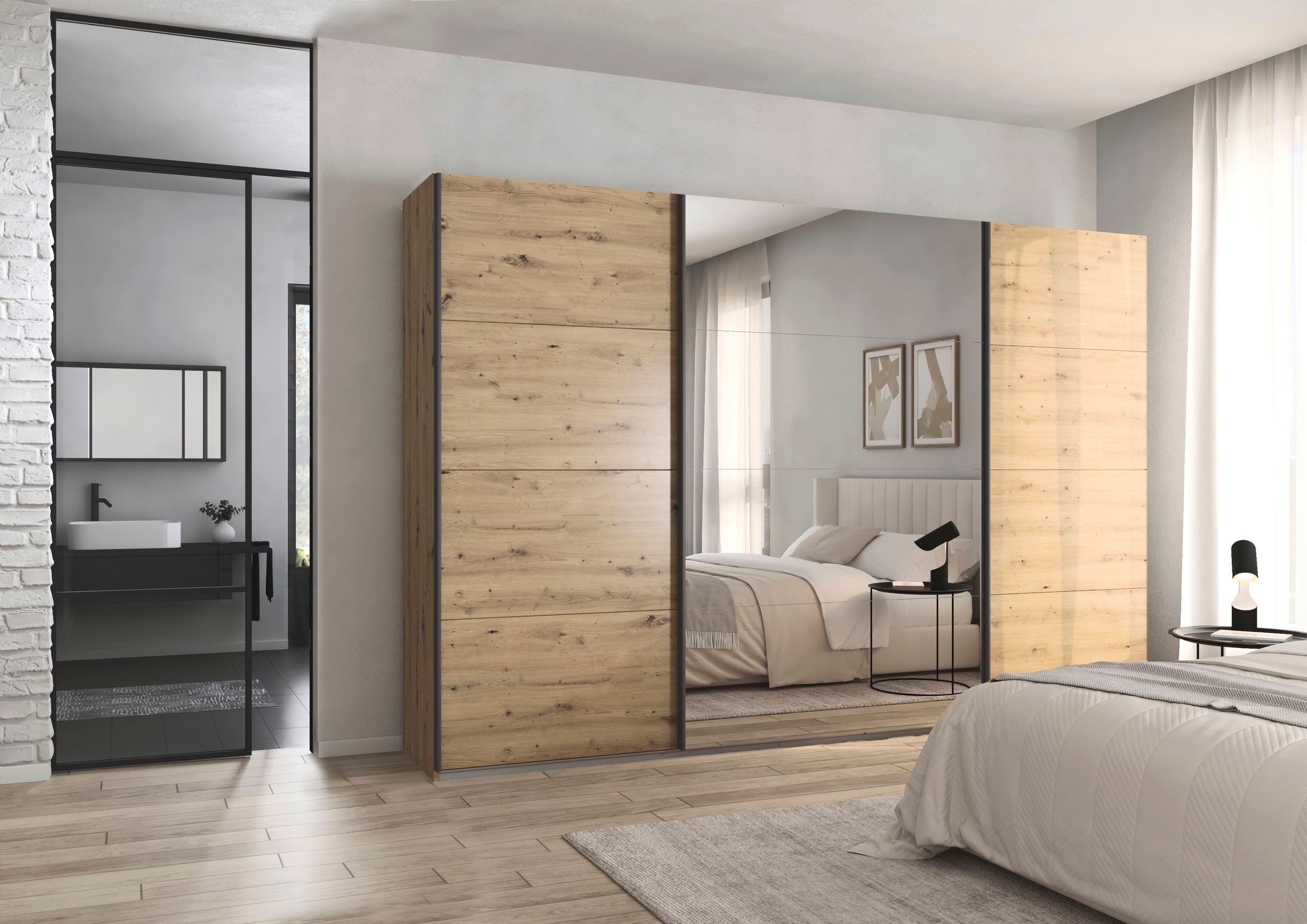 rauch Schwebetürenschrank "Kleiderschrank Schrank Garderobe AGORDO", (in zw günstig online kaufen