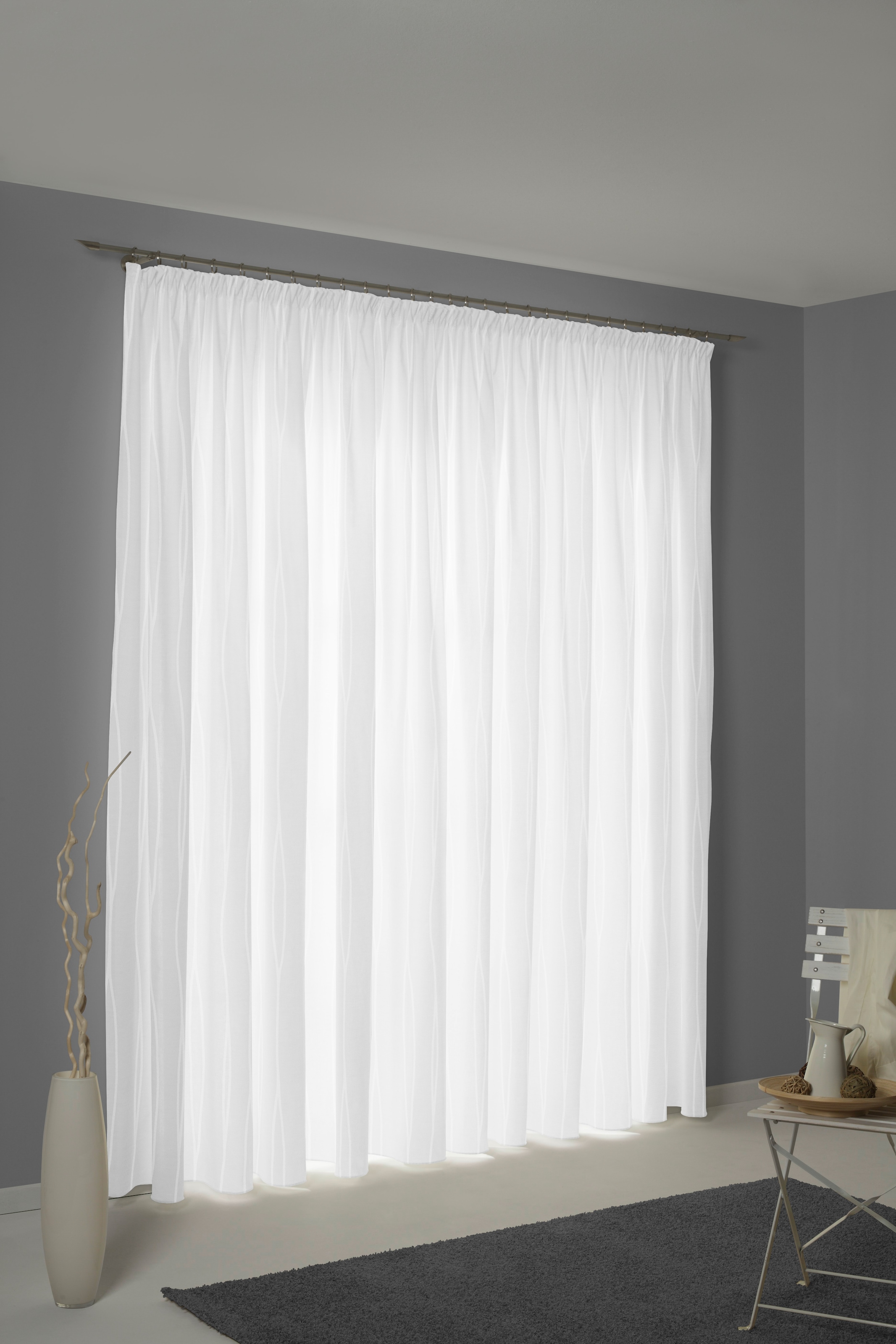 Vorhang "Dallas" Kräuselband 1 Stk. tlg. günstig online kaufen