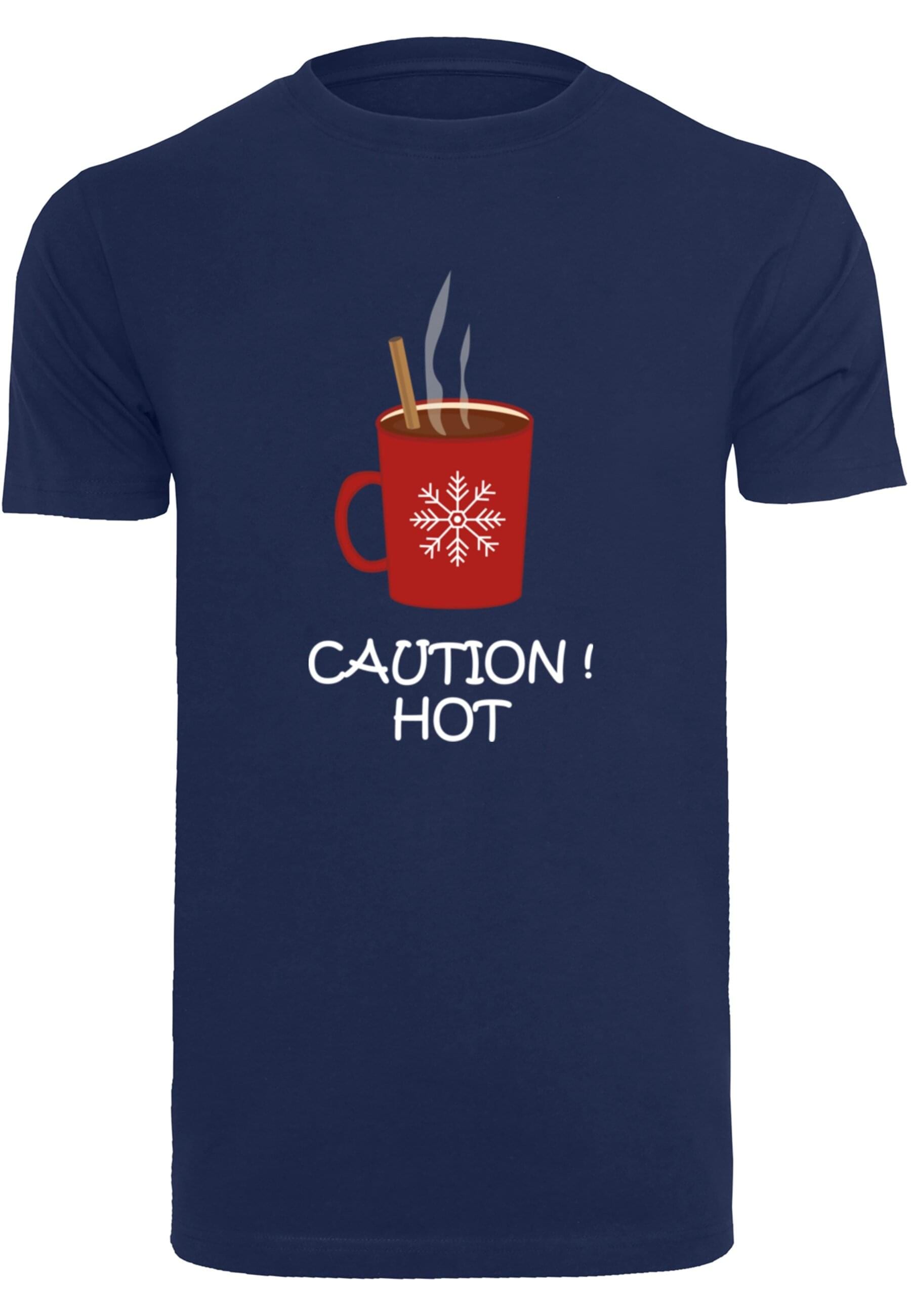 Merchcode T-Shirt "Merchcode Herren Caution Hot T-Shirt Round Neck" günstig online kaufen