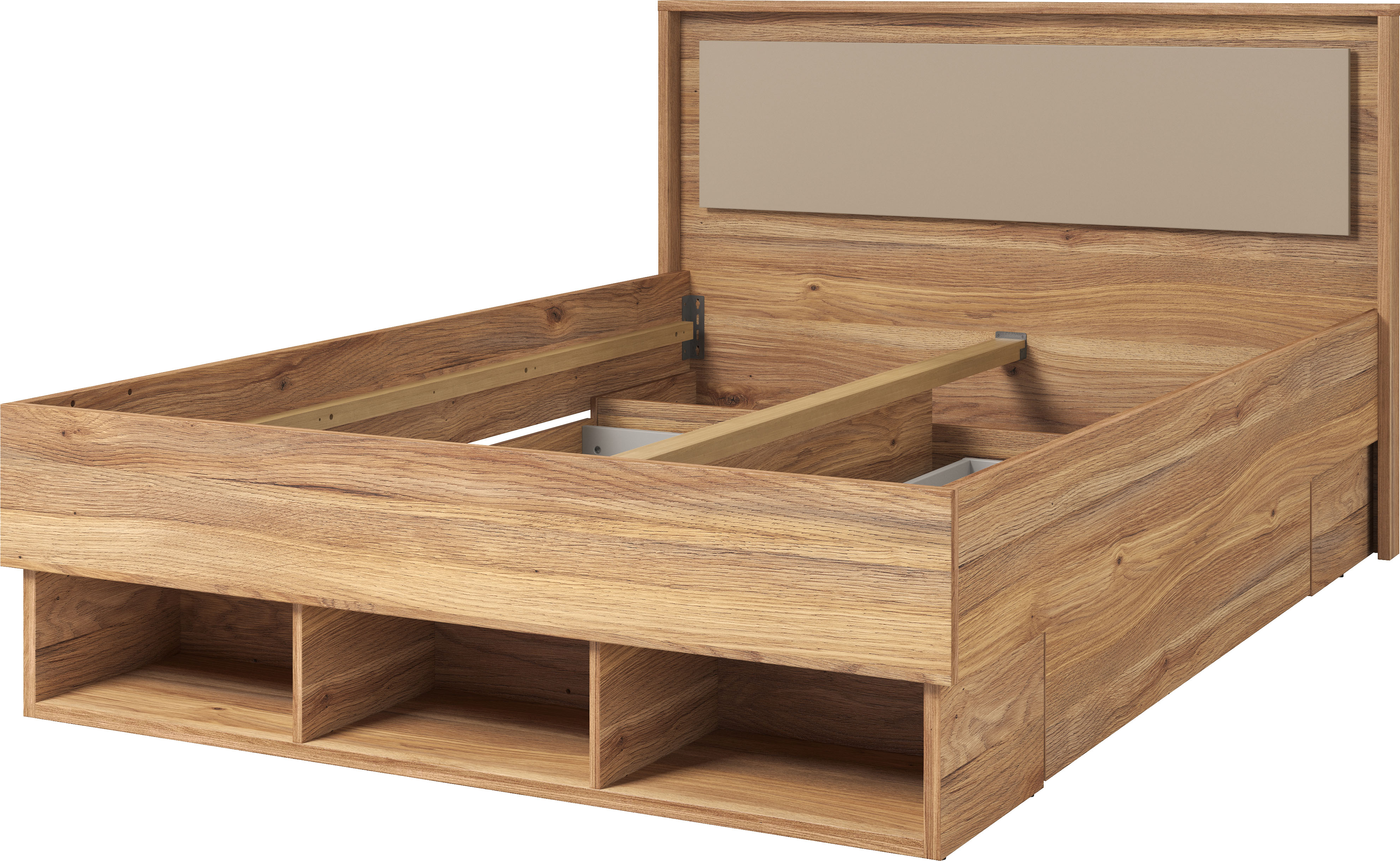 Thumbnail - Home affaire Bettschubkasten "Wharton, Breite 125cm, viel Stauraum", Bettschubladen im 2-er Set, Aufbewahrung