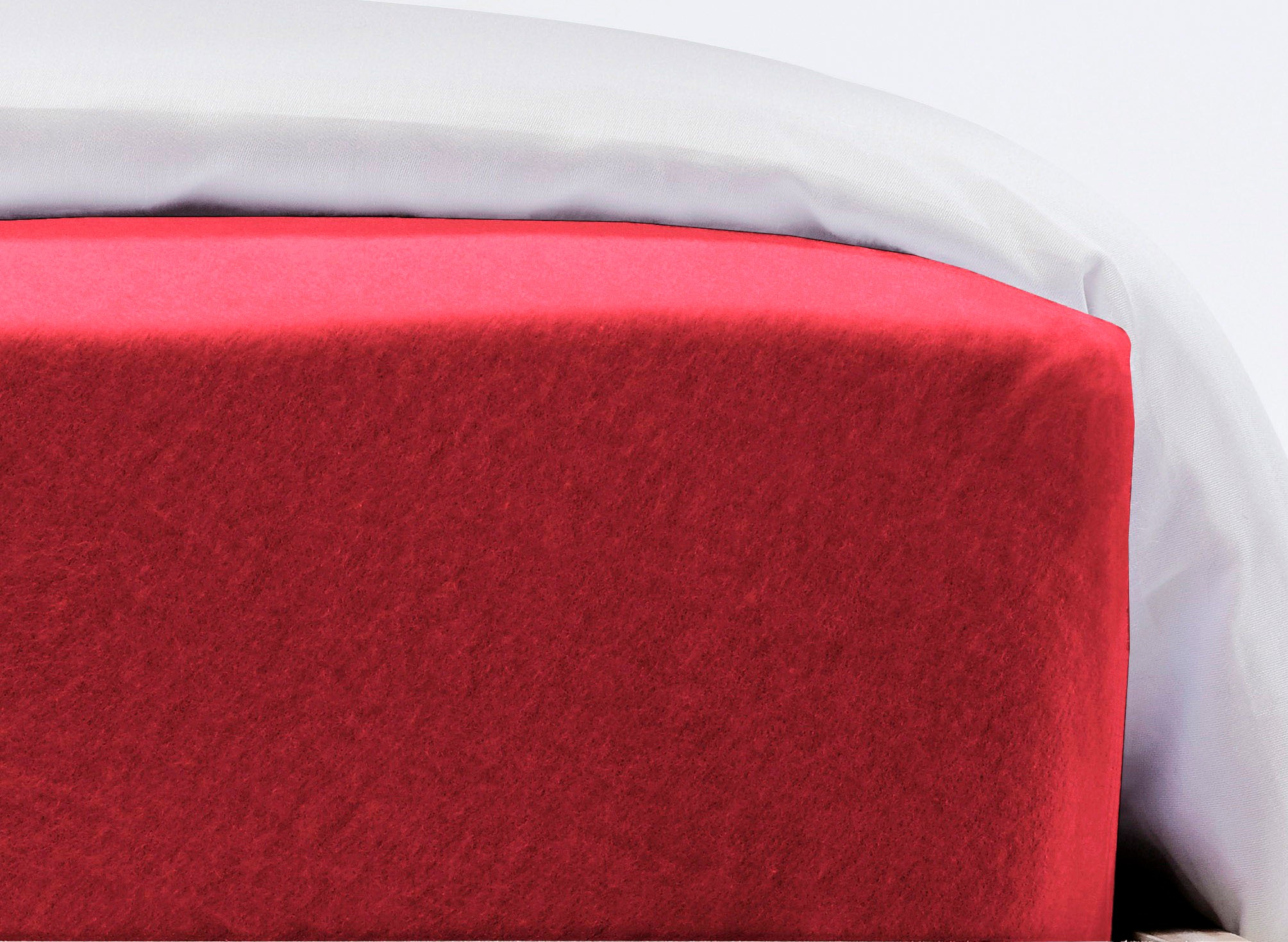 fleuresse Spannbettlaken »Flauschjersey«, aus Baumwolle, Bettlaken, Spannbetttuch, Premium Qualität