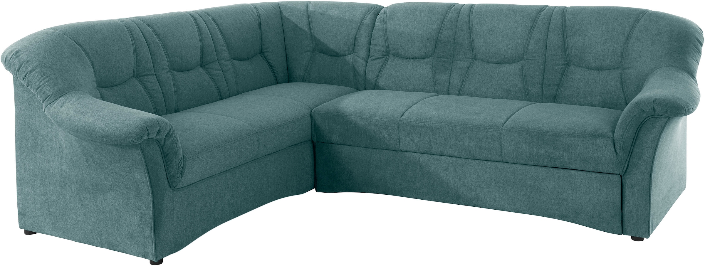 DOMO collection Ecksofa »Sarafina zeitlos und komfortabel, optional mit Federkern, L-Form«, wahlweise mit Bettfunktion