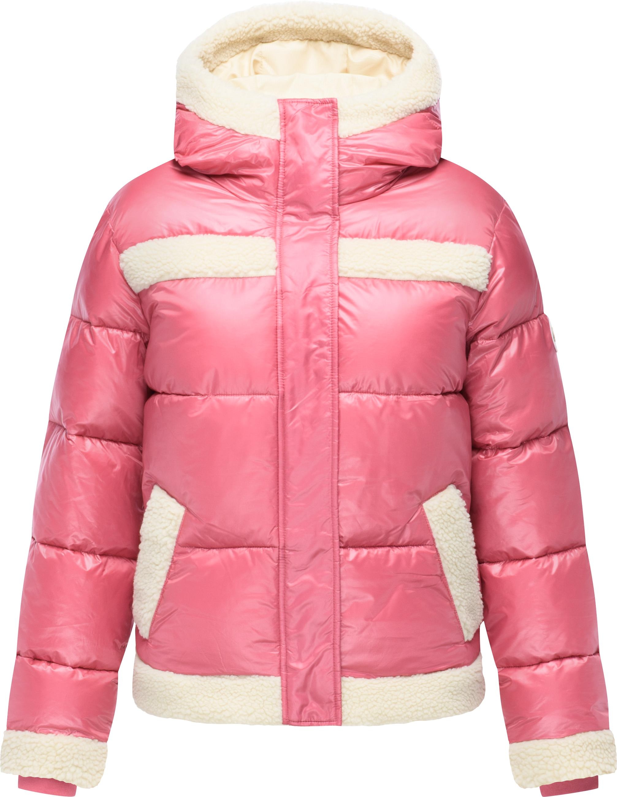 Ragwear Winterjacke "Editah Shiny YOUMODO" mit Kapuze Jacke mit Plüsch-Details und glänzender Optik