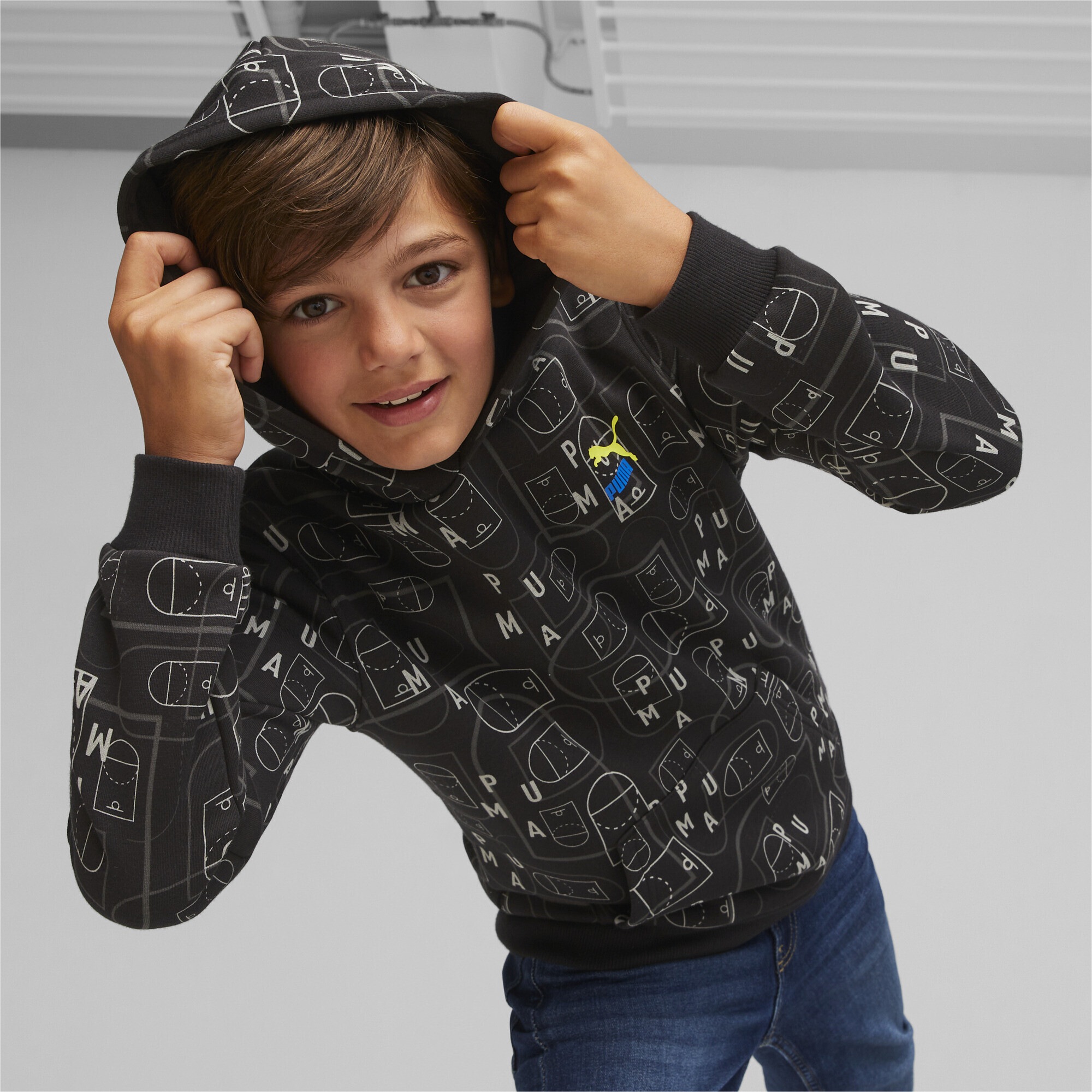 PUMA Sweatshirt »Classics FTR Baller Hoodie Jungen«