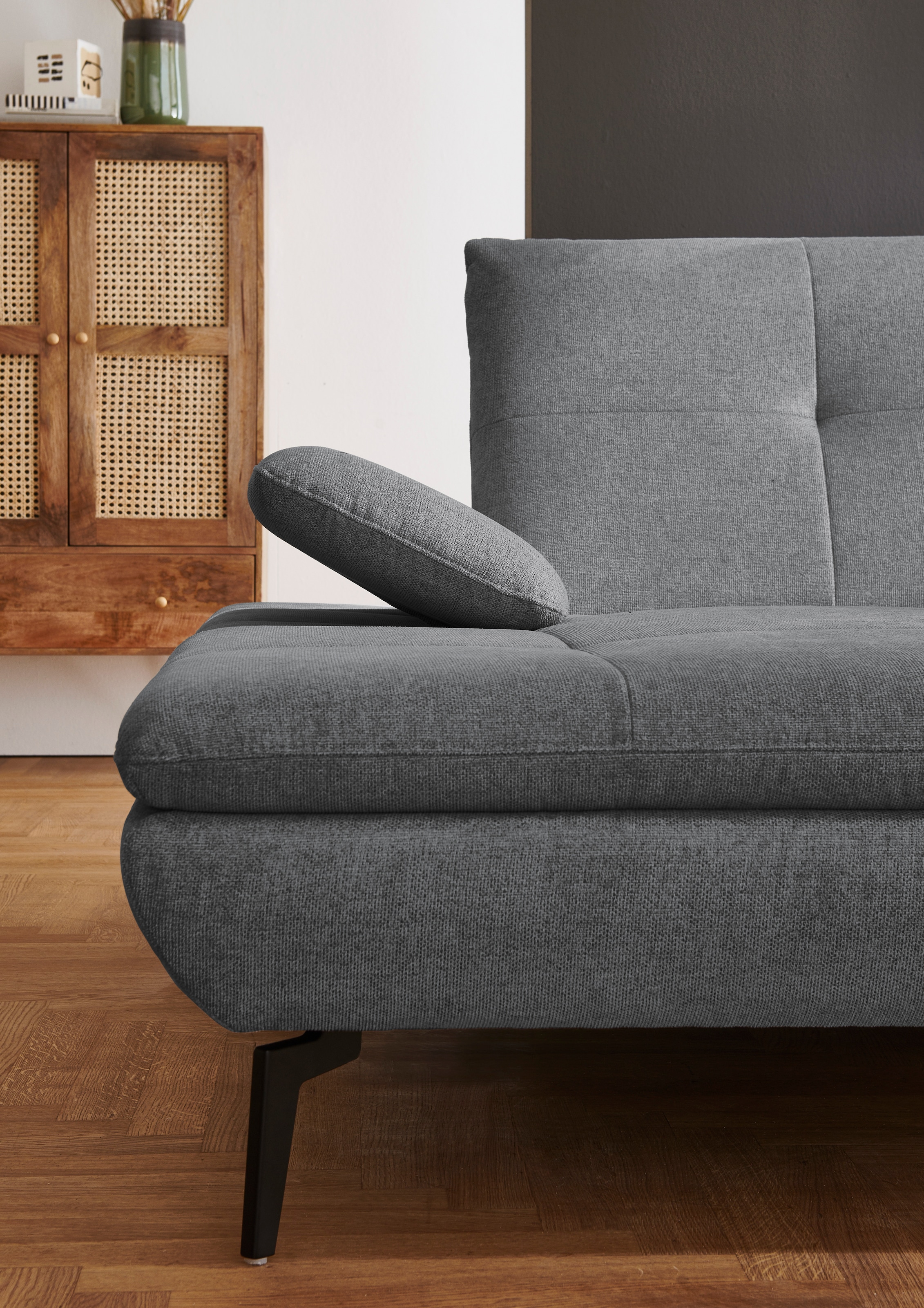 Die PlanBar Ecksofa »MP-IN23002 L-Form«, (2 St.), wahlweise mit Armteil- und Sitztiefenverstellung