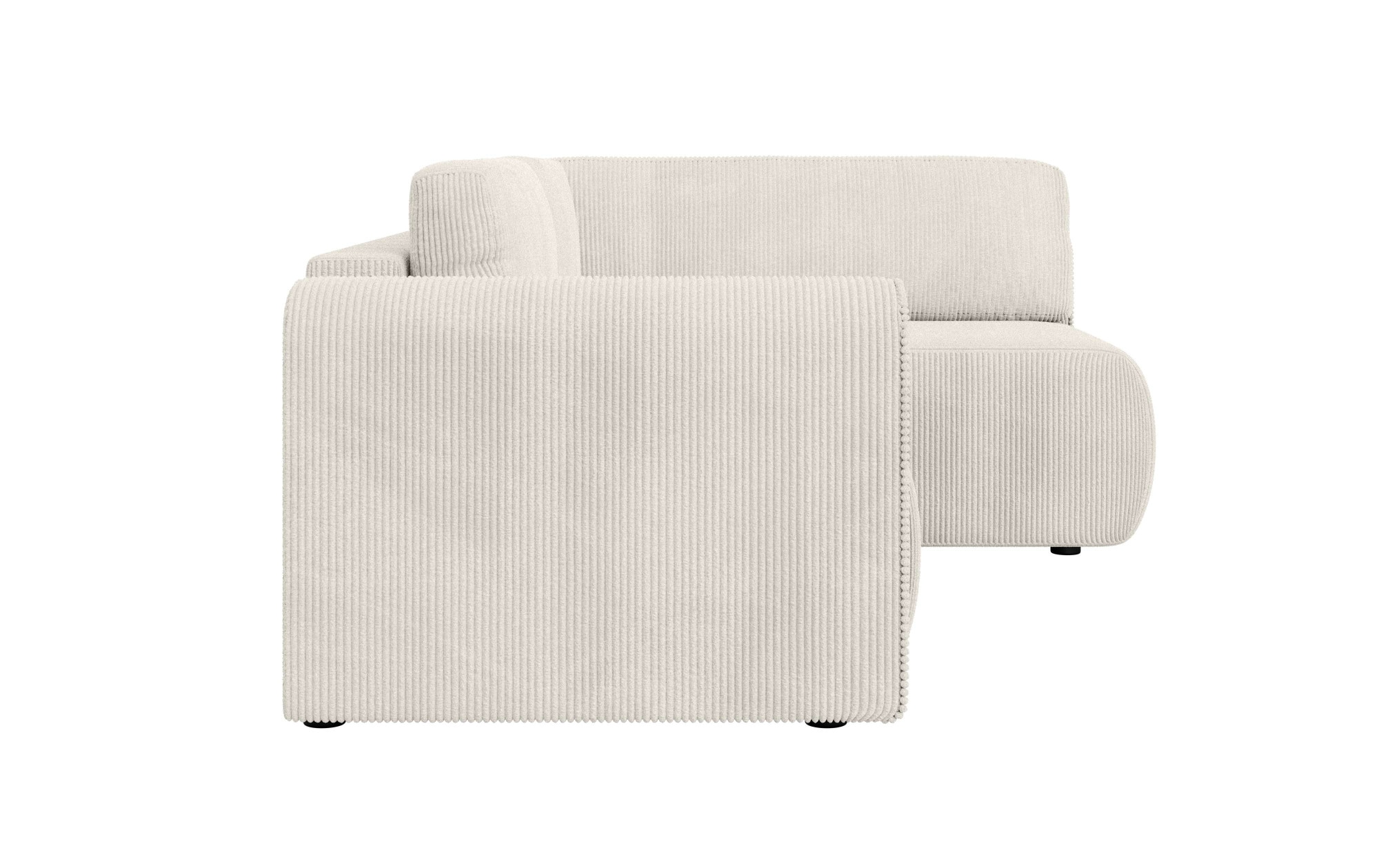 INOSIGN Ecksofa »Zacharia wahlweise Schlafsofa mit Bettkasten, B/T/H 250/166/86 cm«, L-Form mit Wellenunterfederung, Ottomane rechts oder links bestellbar