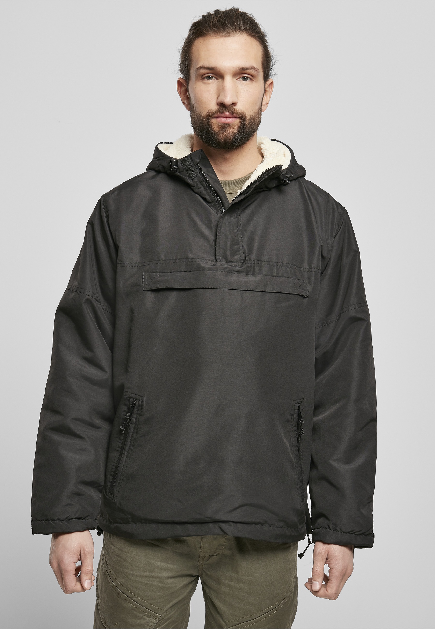 Brandit Allwetterjacke »Brandit Herren Windbreaker Sherpa« 1 Stk. tlg. mit Kapuze