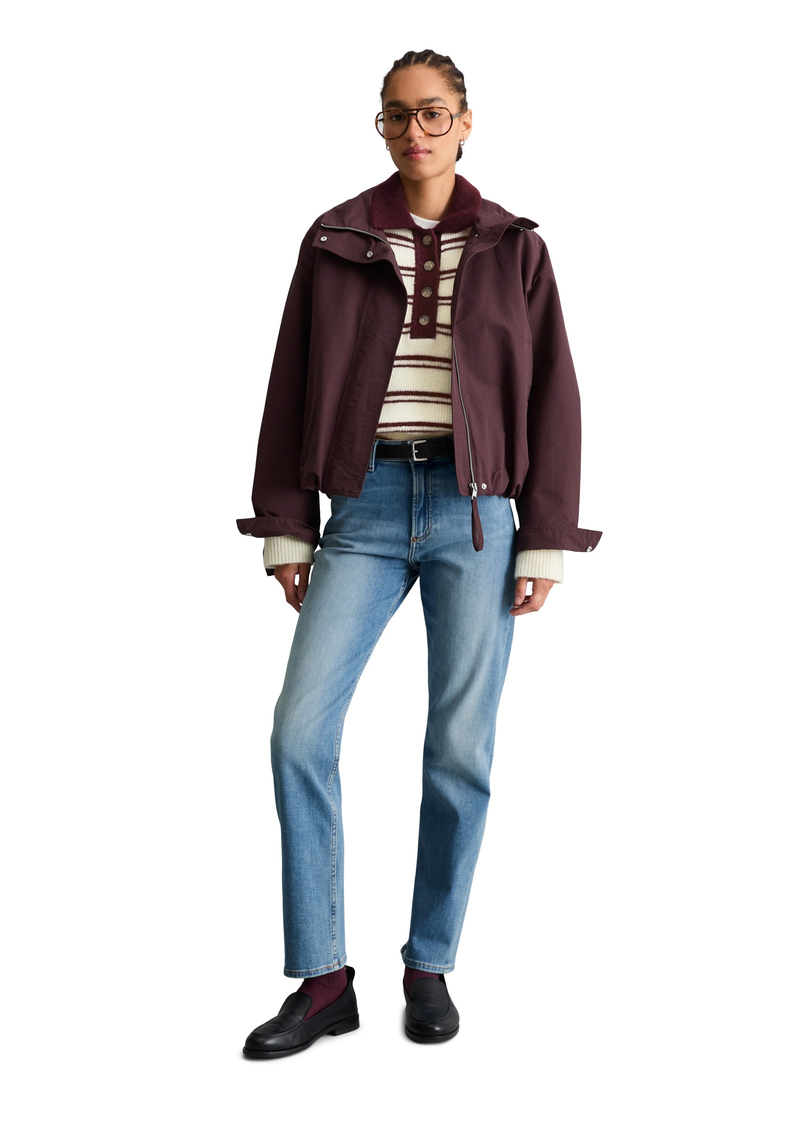 Marc O'Polo DENIM Outdoorjacke »aus Cotton-Nylon«
