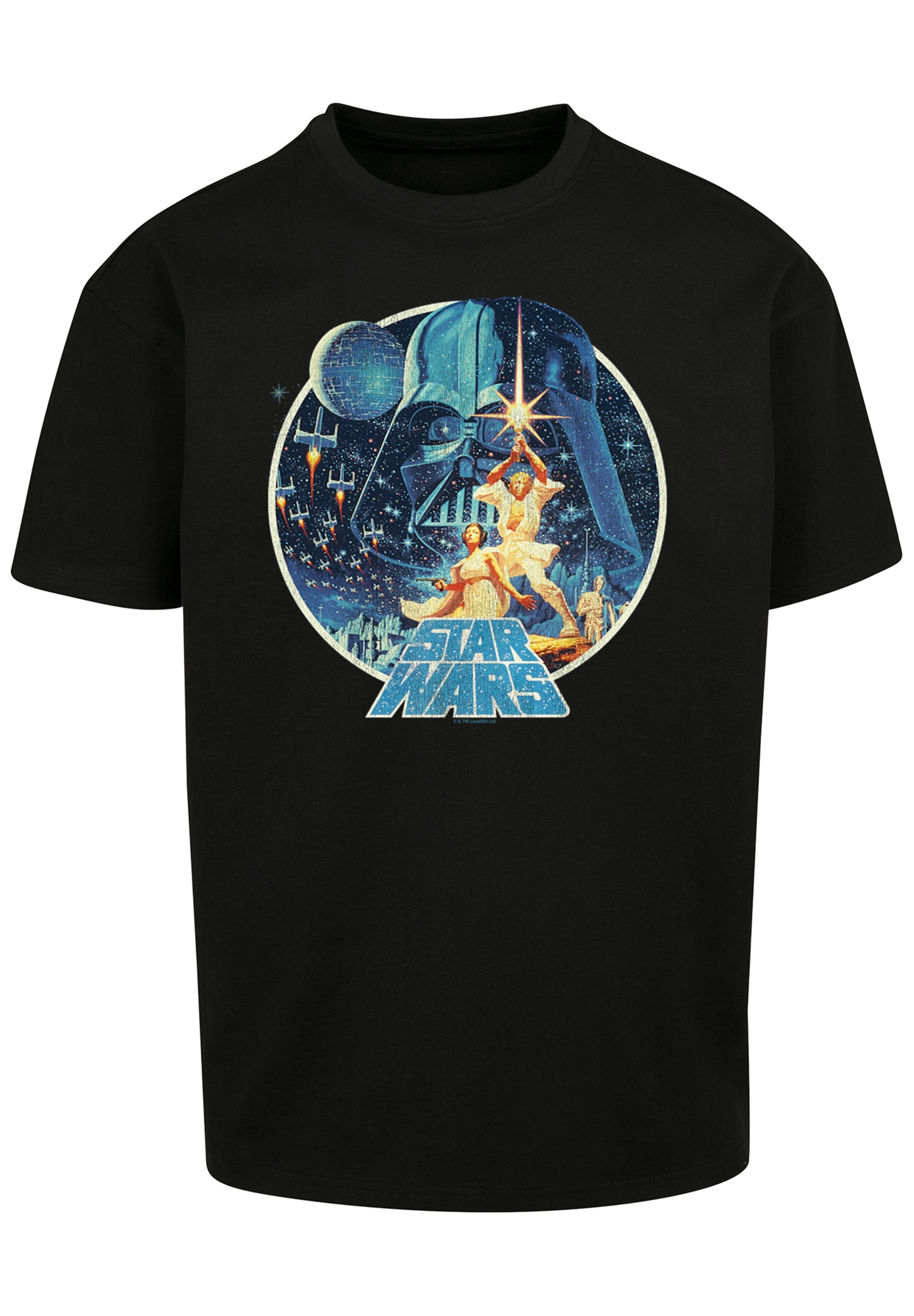 F4NT4STIC T-Shirt »Star Wars Vintage Victory Rebellen Logo«, Print
