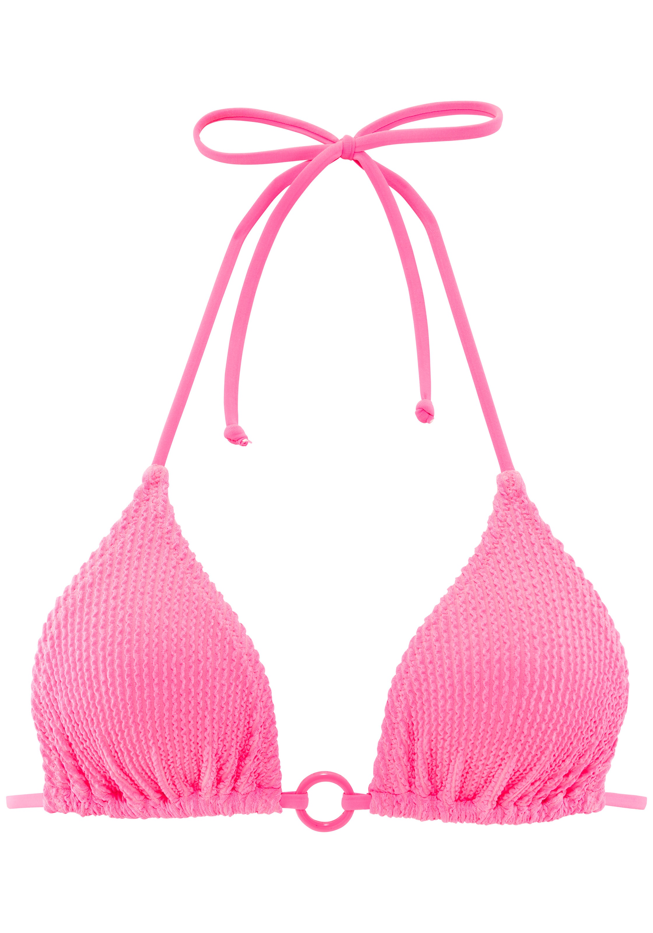 Venice Beach Triangel-Bikini-Top "Addison" mit tonalem Zierring