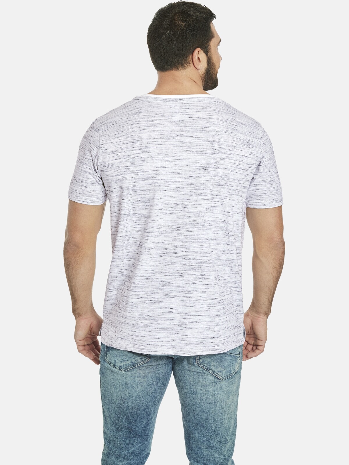 Jan Vanderstorm T-Shirt »T-Shirt BALTFRIED«, (1 tlg.), mit Knopfleiste