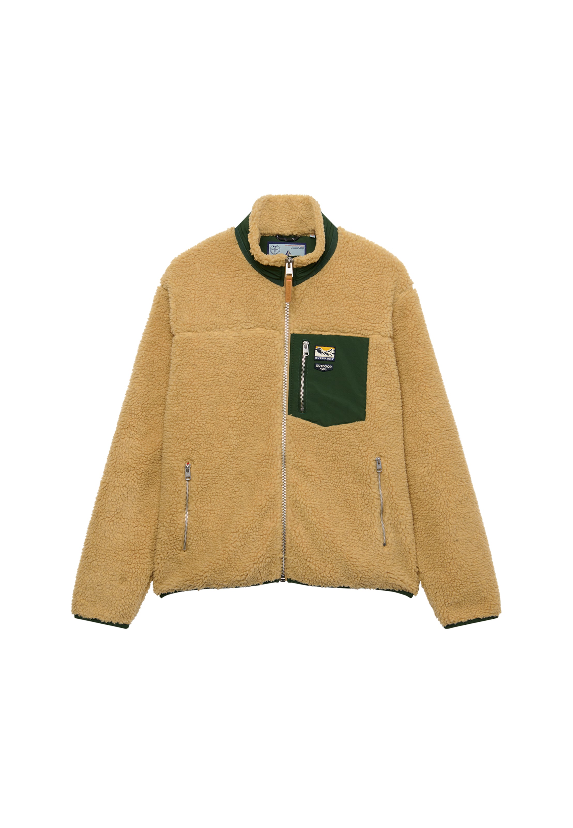 Superdry Sweatjacke »MOUNTAIN FULL ZIP FLEECE« Relaxed Fit, mit Reißverschluss, aus Fleece