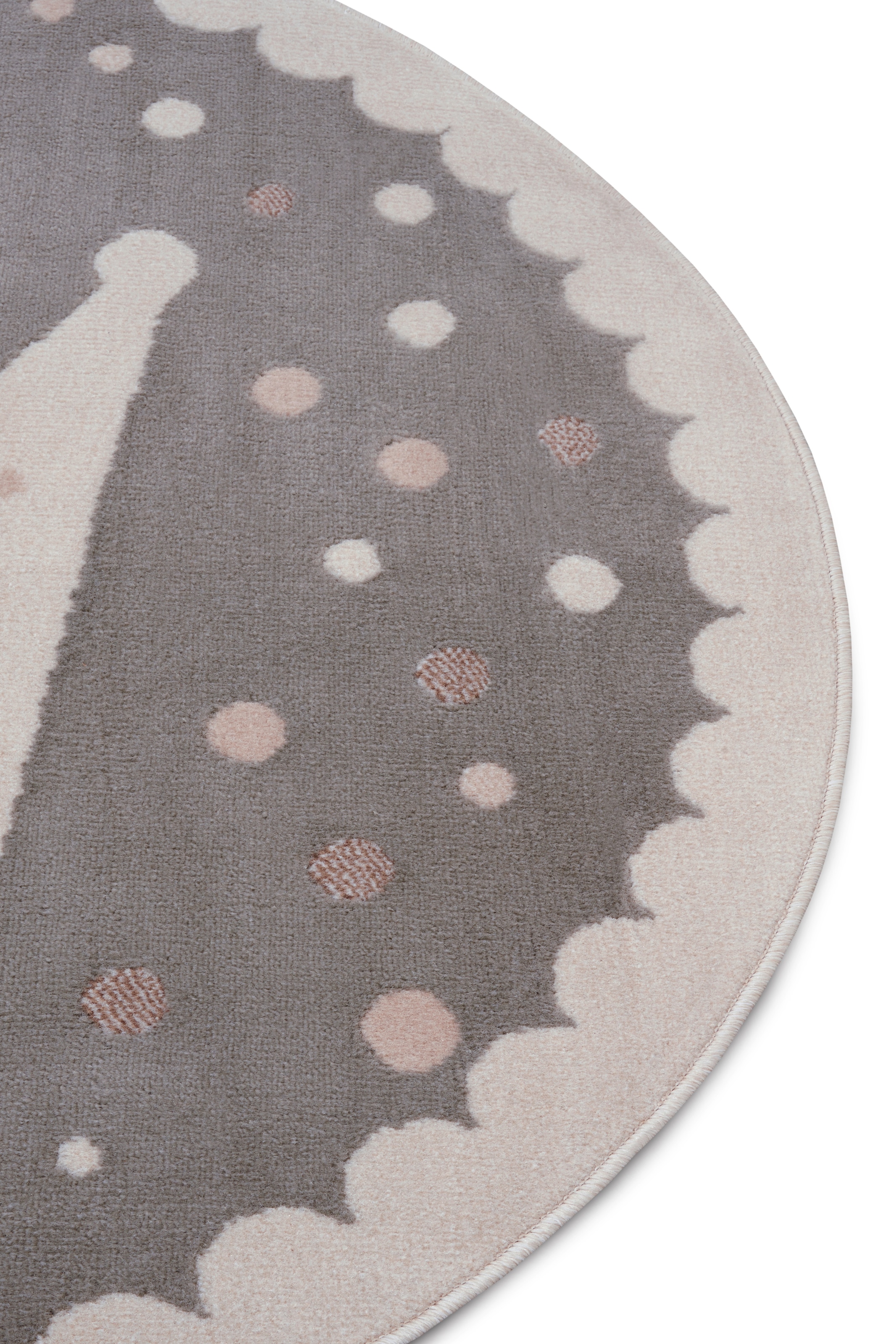 HANSE Home Kinderteppich »Adventures Crown«, rund, 8 mm Höhe, Spielteppich, fest, Kinderzimmer, Kurzflor, Spielunterlage
