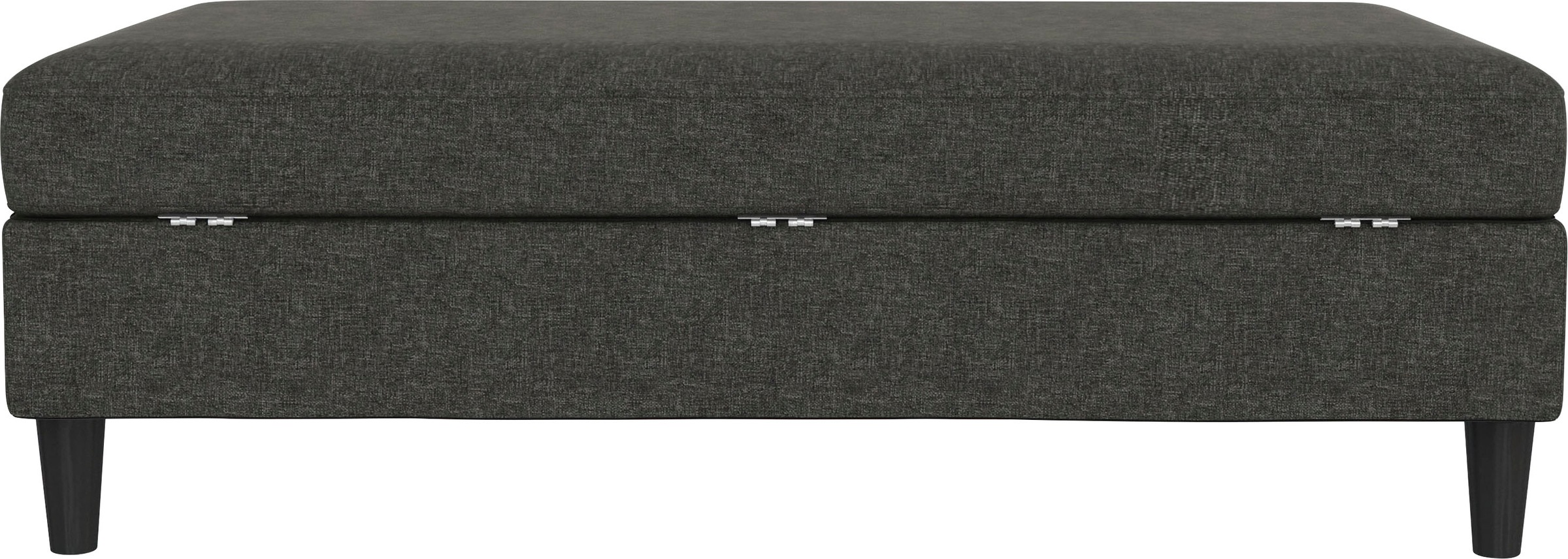 Dorel Home Stauraumhocker »Hartford«, Polsterhocker mit Stauraum, frei im Raum stellbar, Sitzhöhe 43 cm