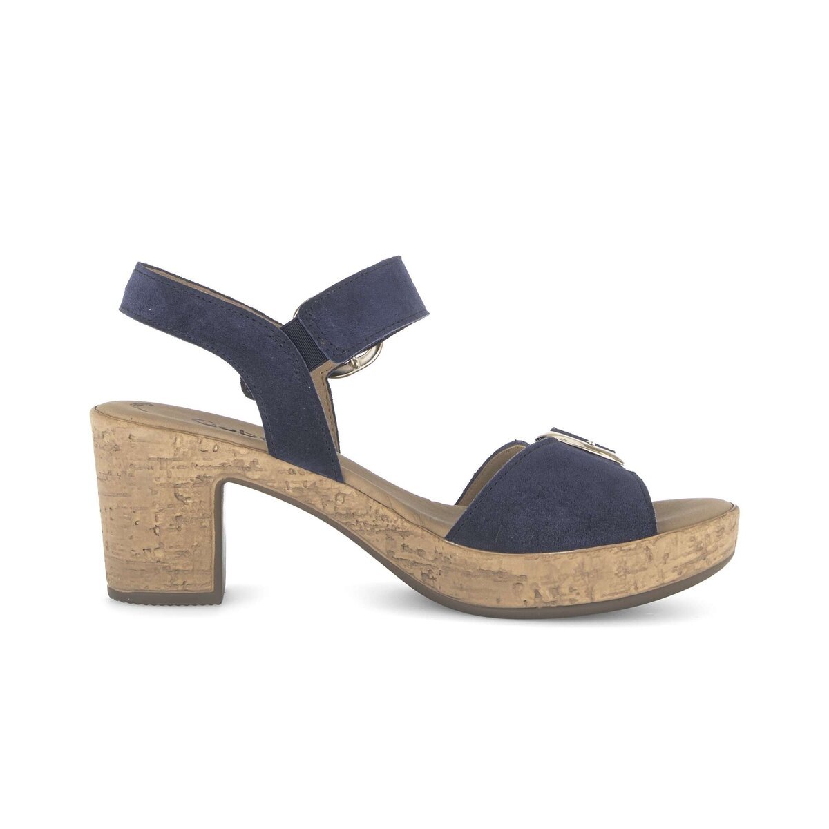 Riemchensandale GABOR "Riemchensandale", Damen, Gr. 38, blau, Schuhe Riemchensandale 2