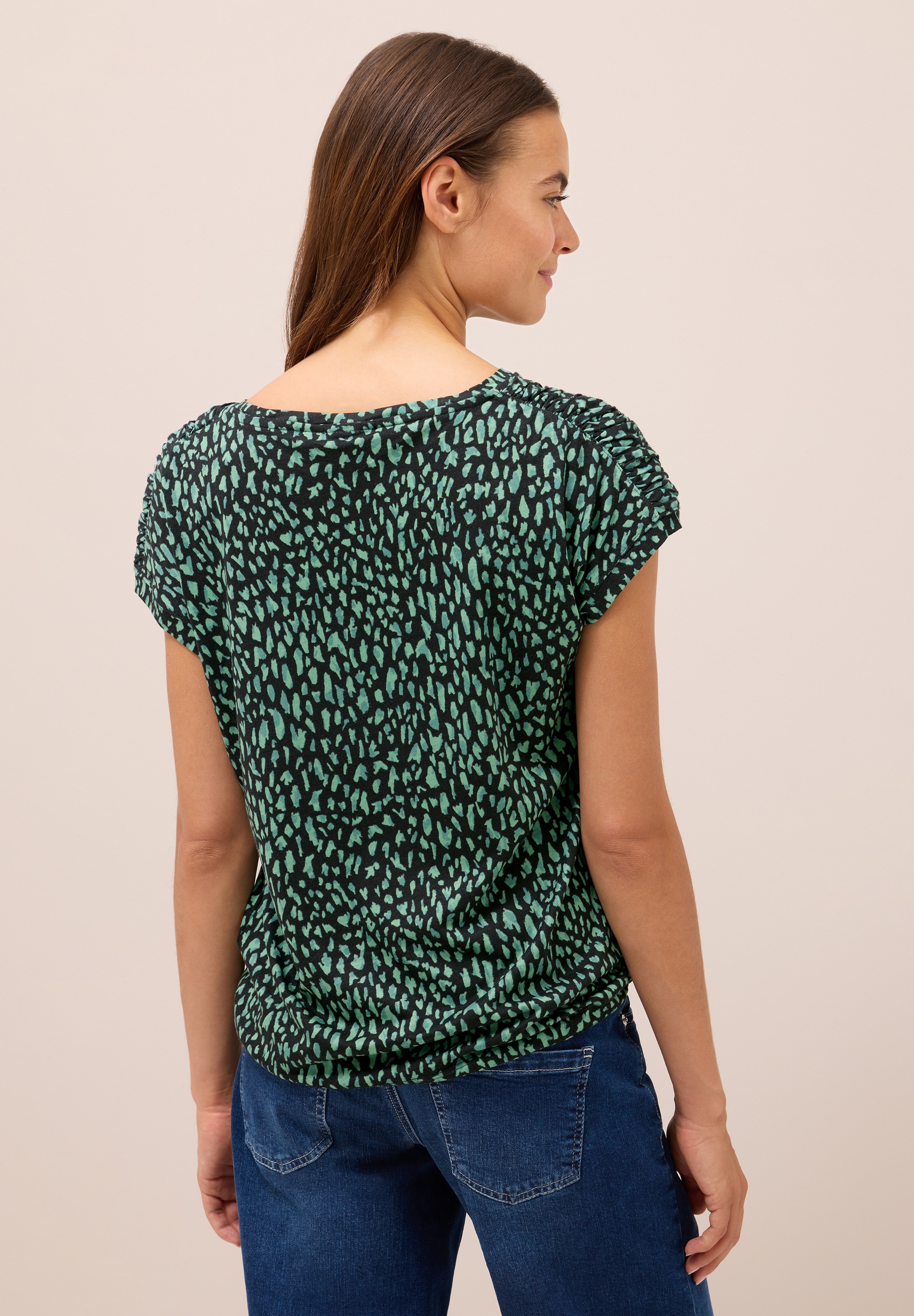 Cecil T-Shirt, im soften Baumwoll-Mix