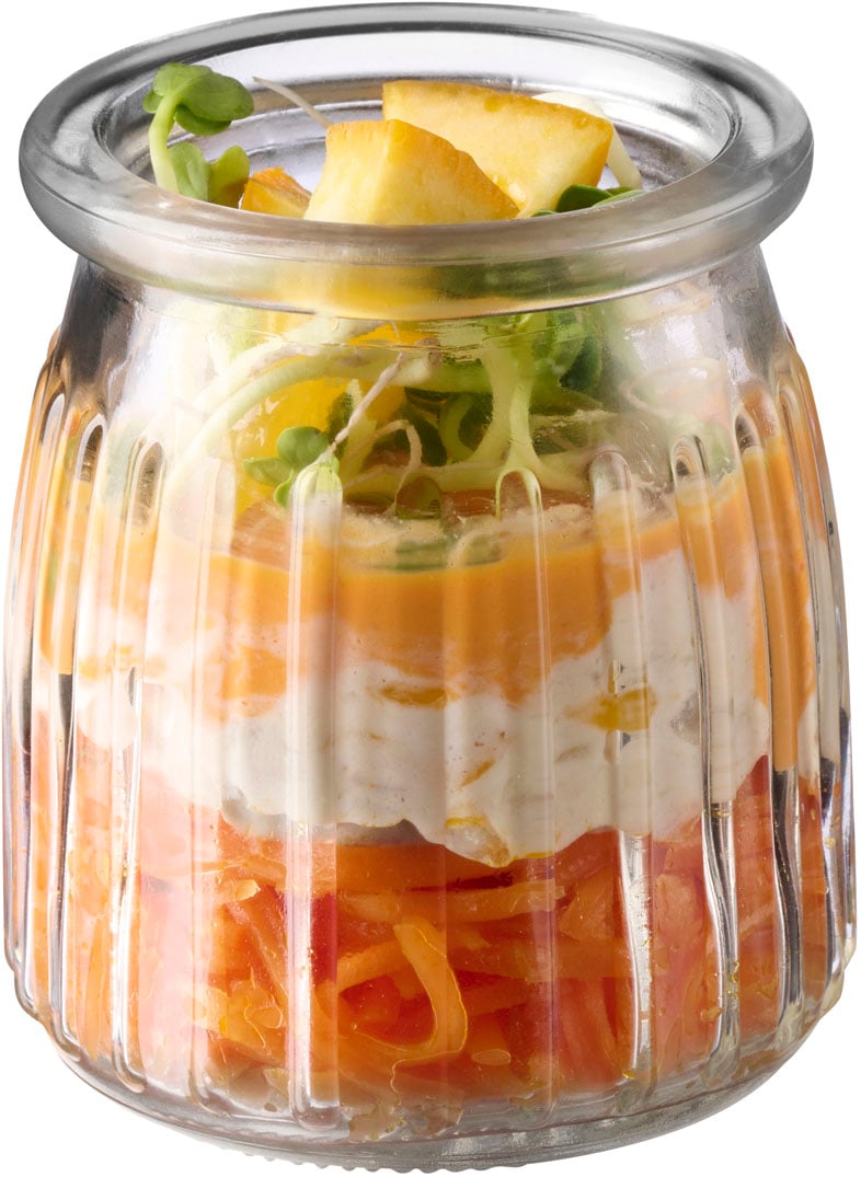 APS Vorratsglas »Gourmetgläser 12er Set, Ø 6,5 cm, Höhe 8 cm, 150 ml«, (Set, 12 tlg.), Glas (ohne Deckel)