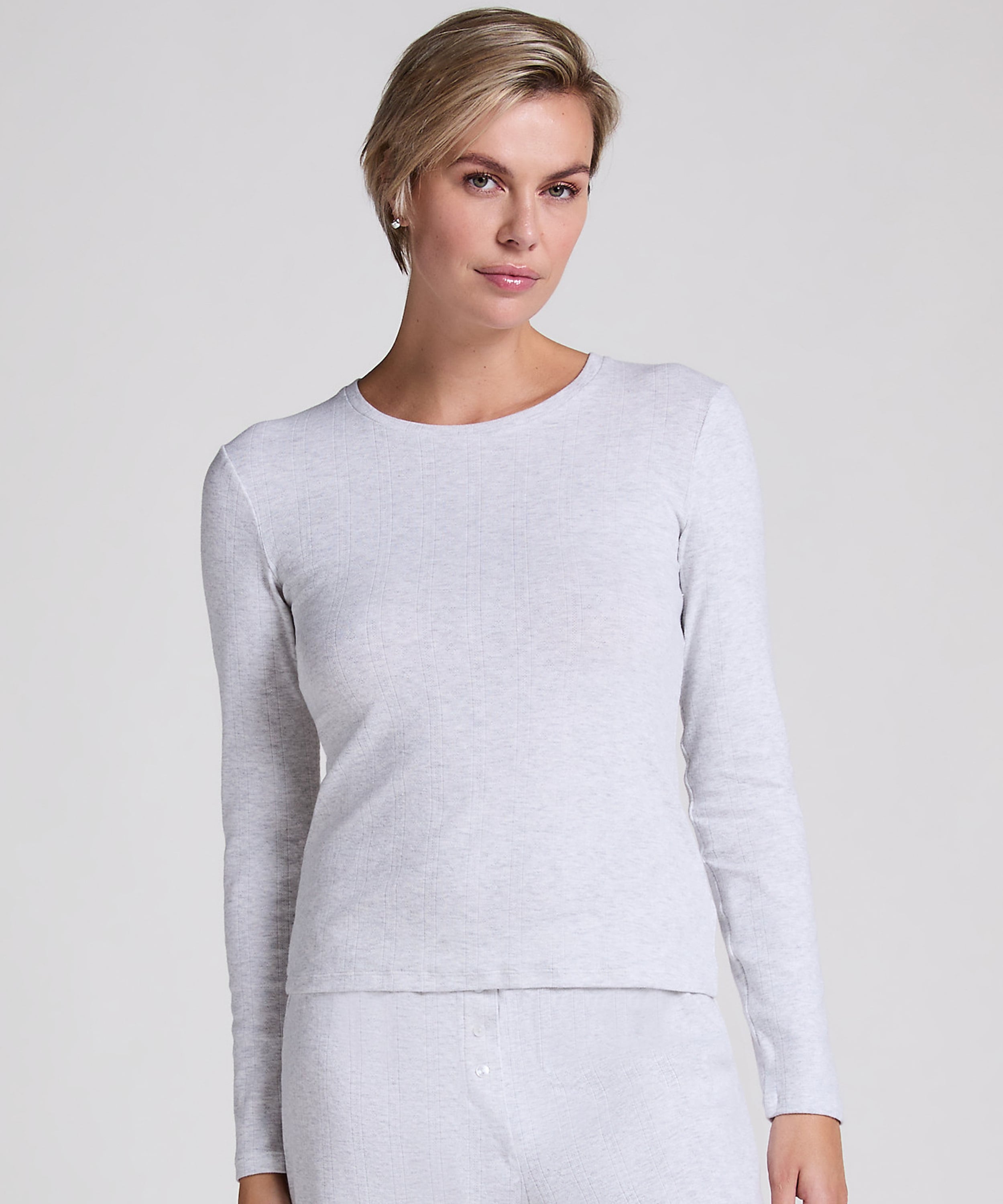 Hunkemöller Schlafanzug "Pyjama-Oberteil Pointelle"