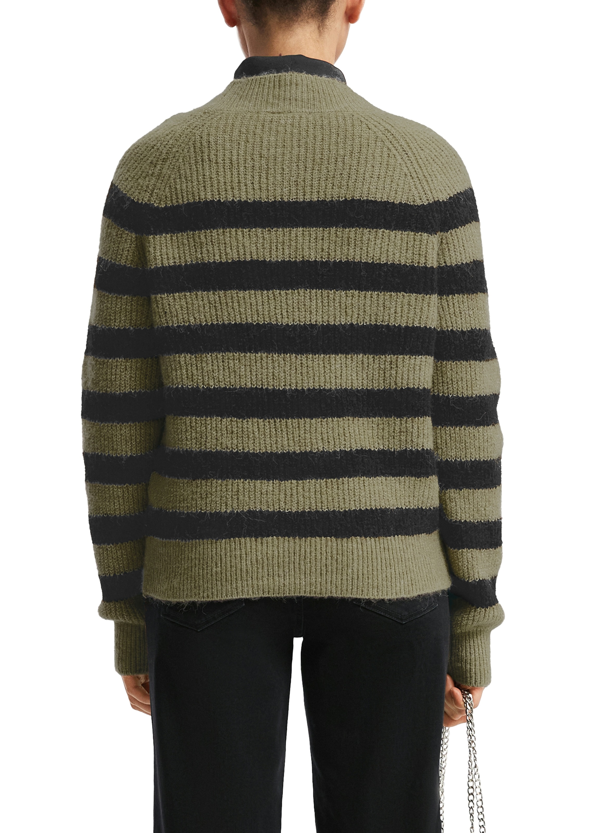 QS Strickpullover mit Stehkragen günstig online kaufen