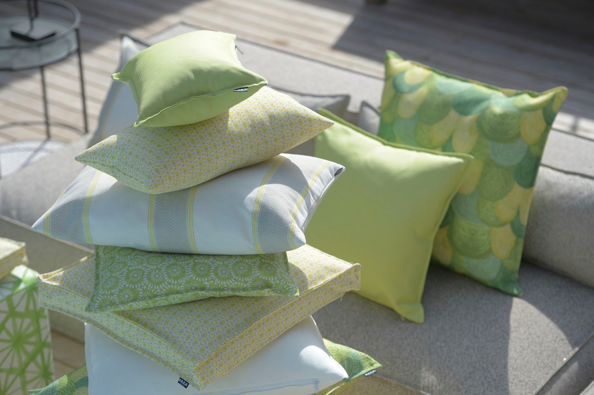 H.O.C.K. Stuhlkissen "Yuno" mit Blumenmuster günstig online kaufen