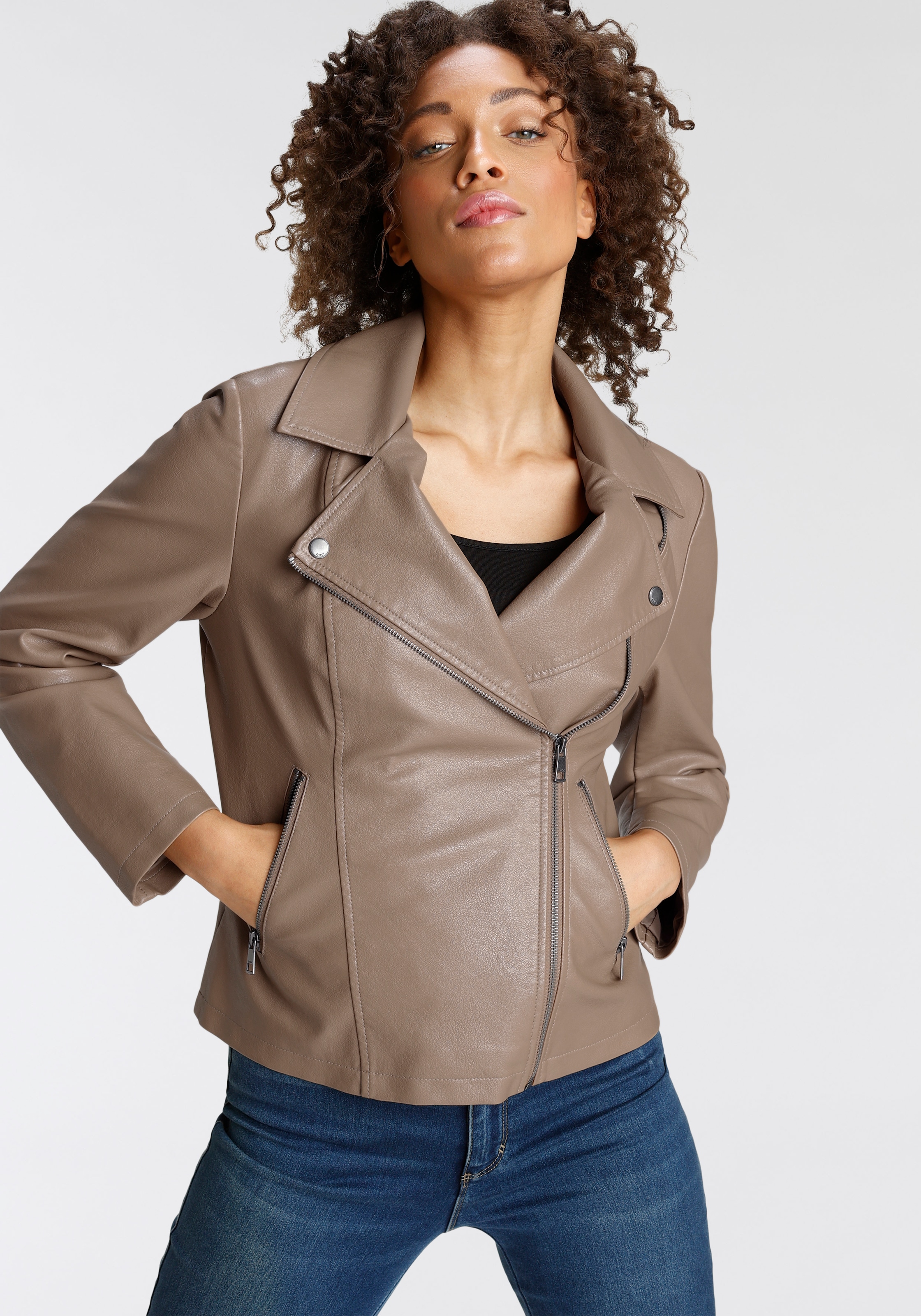 ONLY Lederimitatjacke »ONLMELANA FAUX LEATHER BIKER | BAUR OTW« für CC bestellen