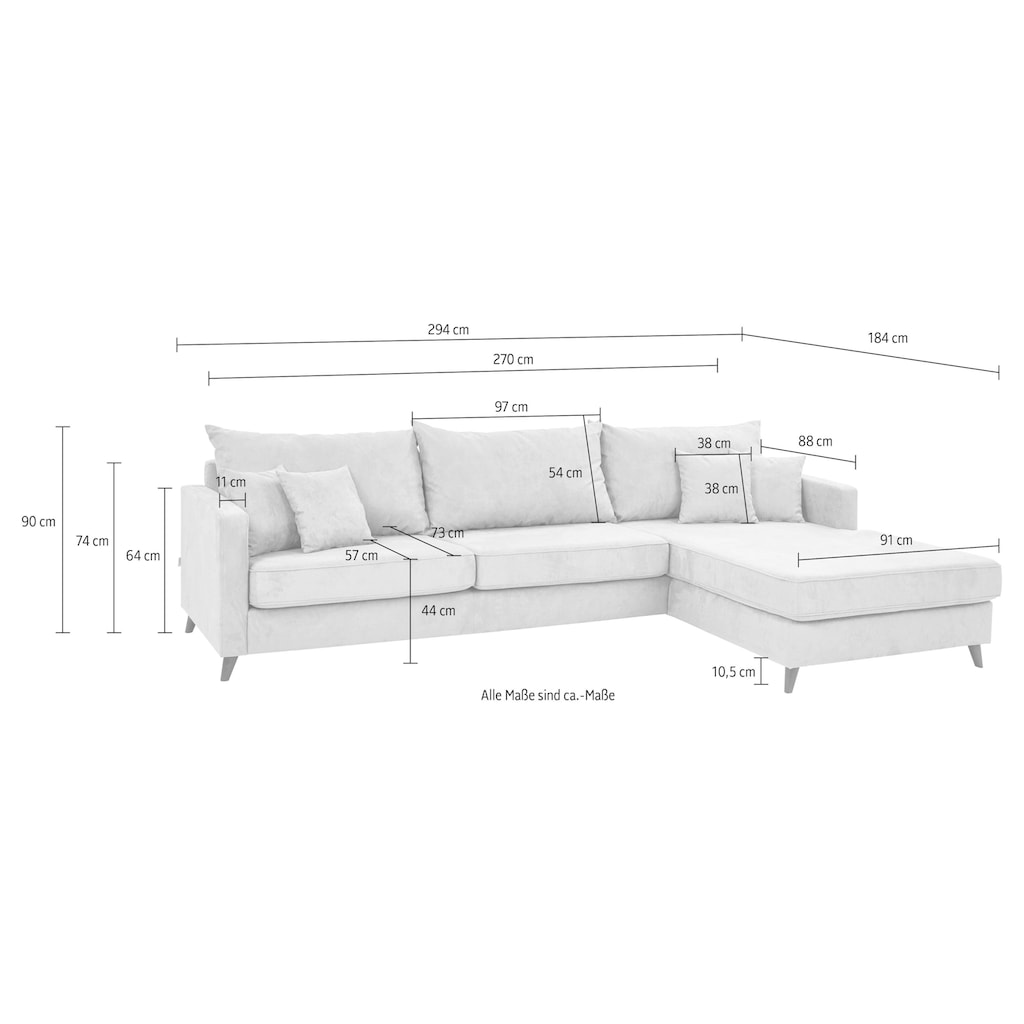 Guido Maria Kretschmer Home&Living Ecksofa »Renesse«