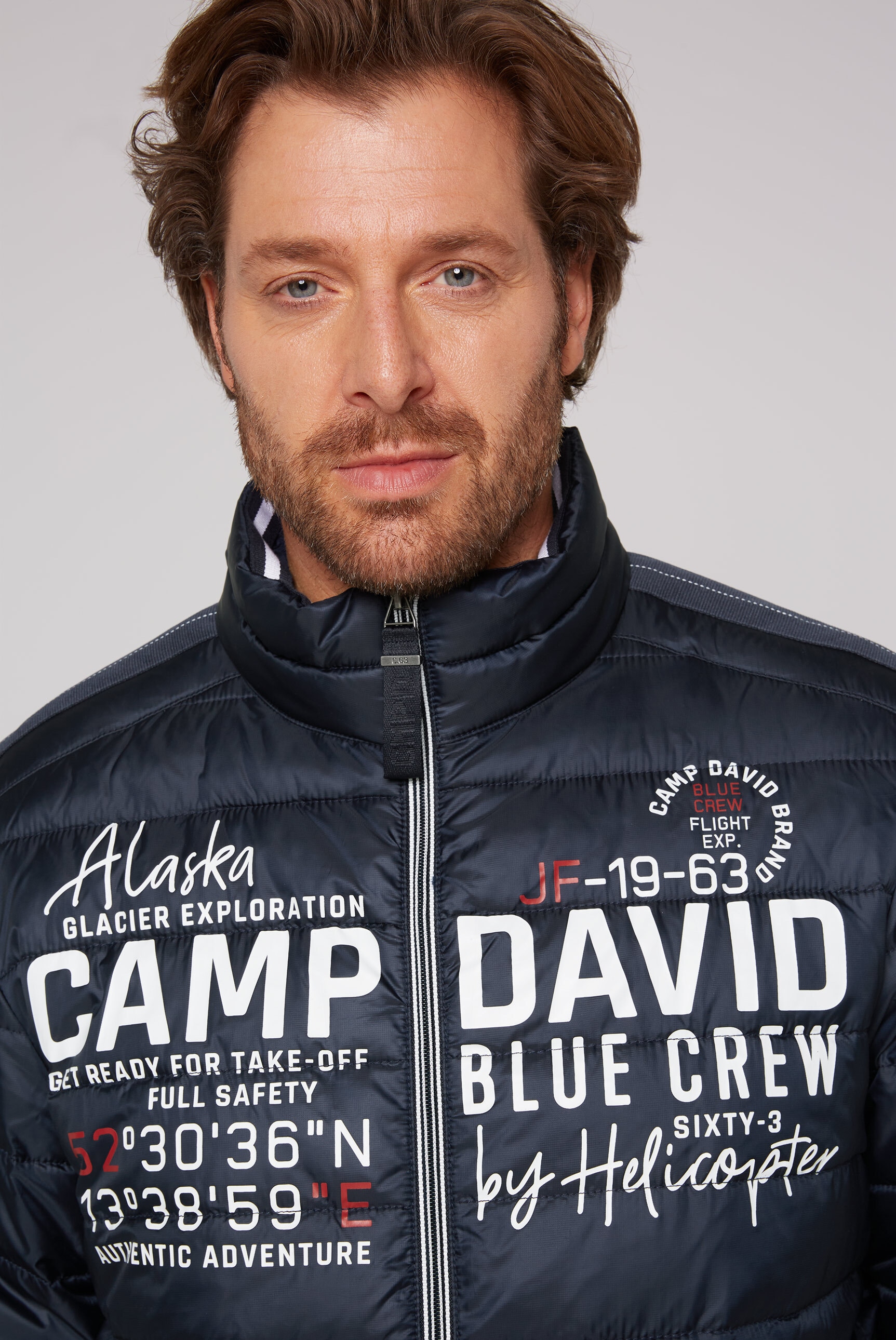 CAMP DAVID Outdoorjacke, mit Kapuze, mit elastischem Saumabschluss