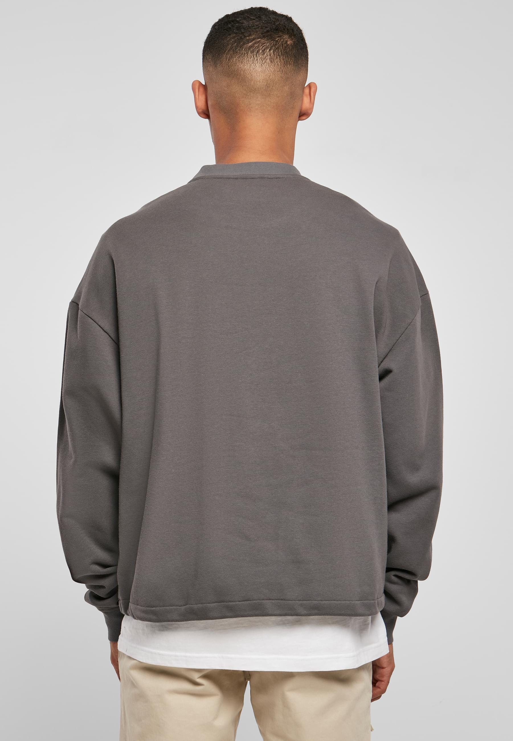 URBAN CLASSICS Rundhalspullover »Urban Classics Herren Sport Crew«, (1 tlg.)