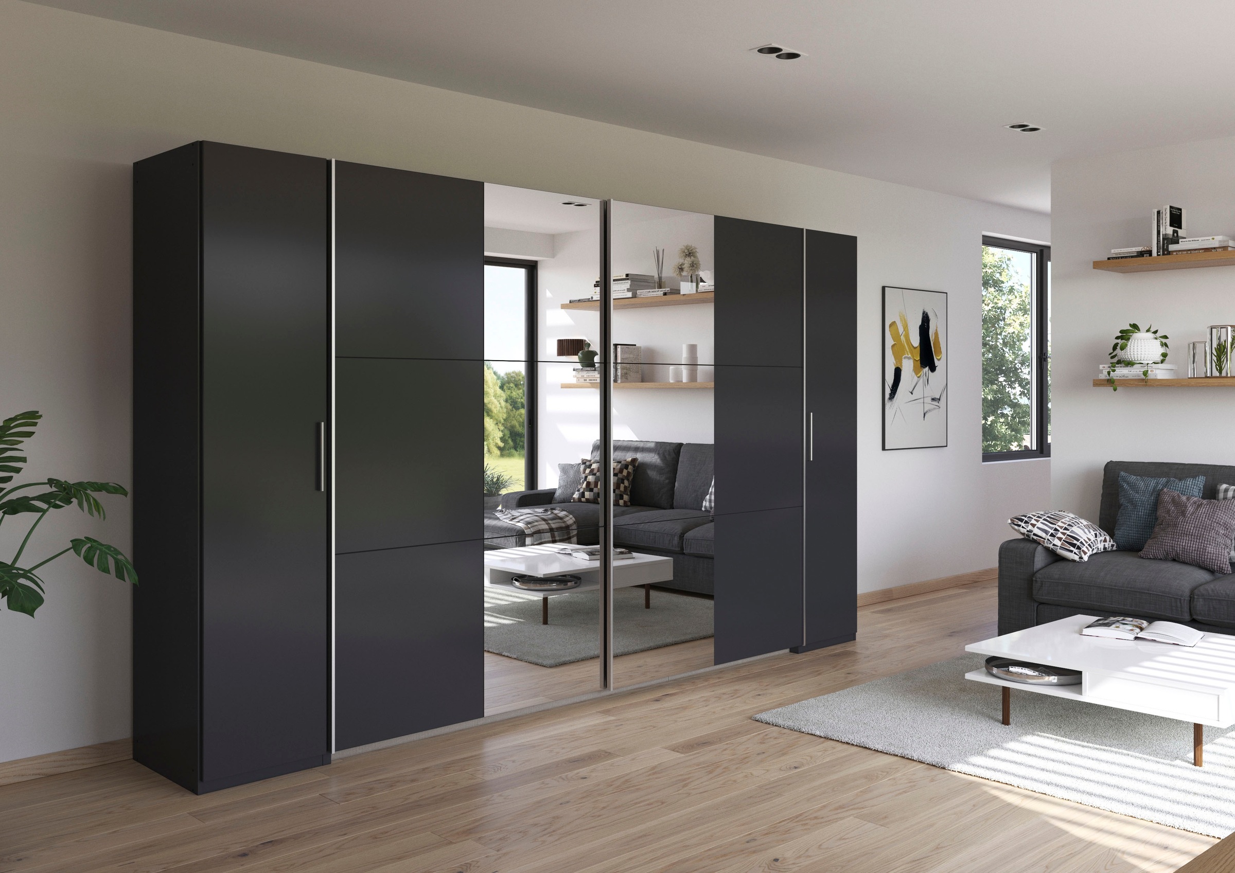 rauch Schwebetürenschrank "Kleiderschrank Drehtürenschrank Schrank Garderob günstig online kaufen