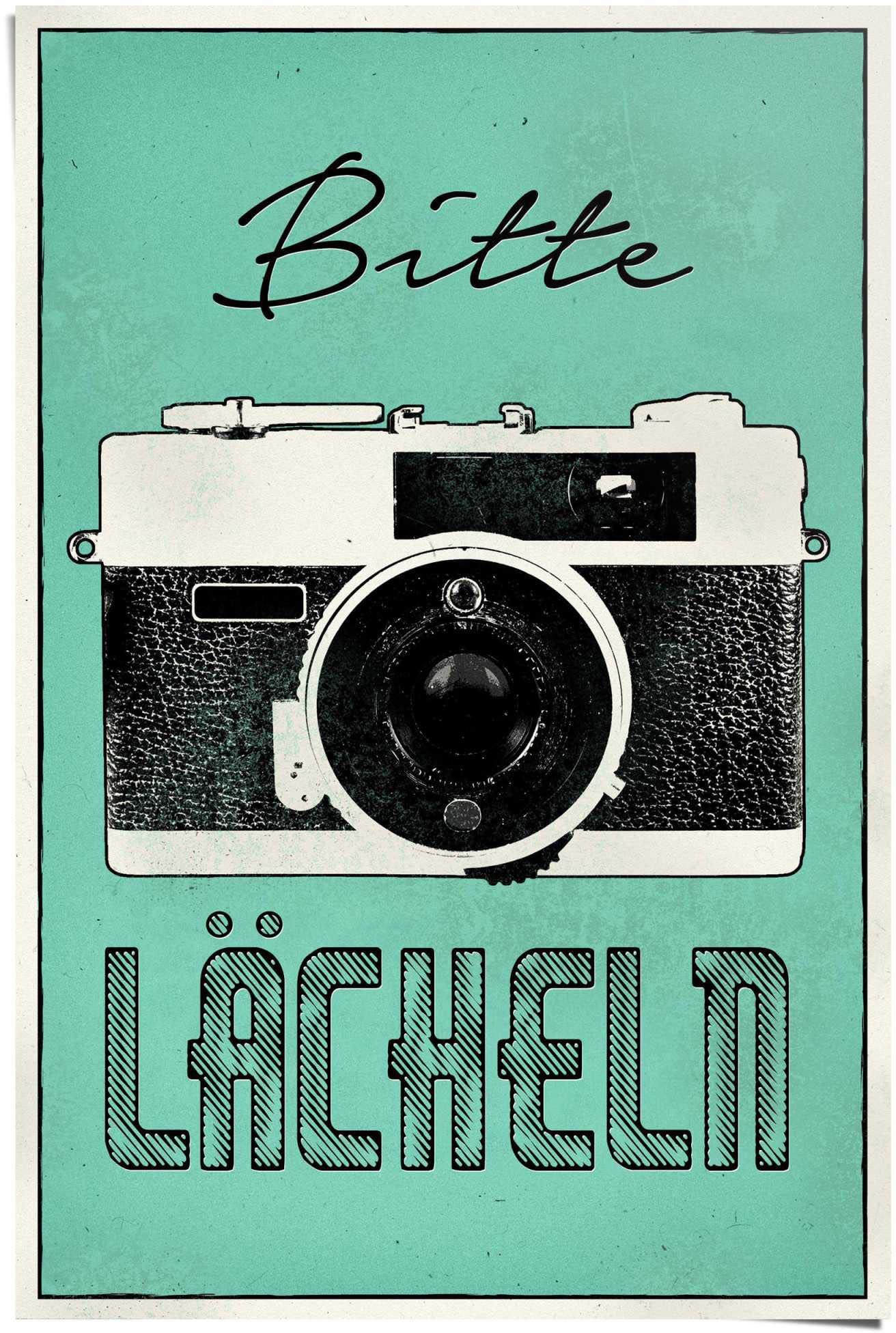 Reinders Poster "Bitte Lächeln", (1 St.) günstig online kaufen