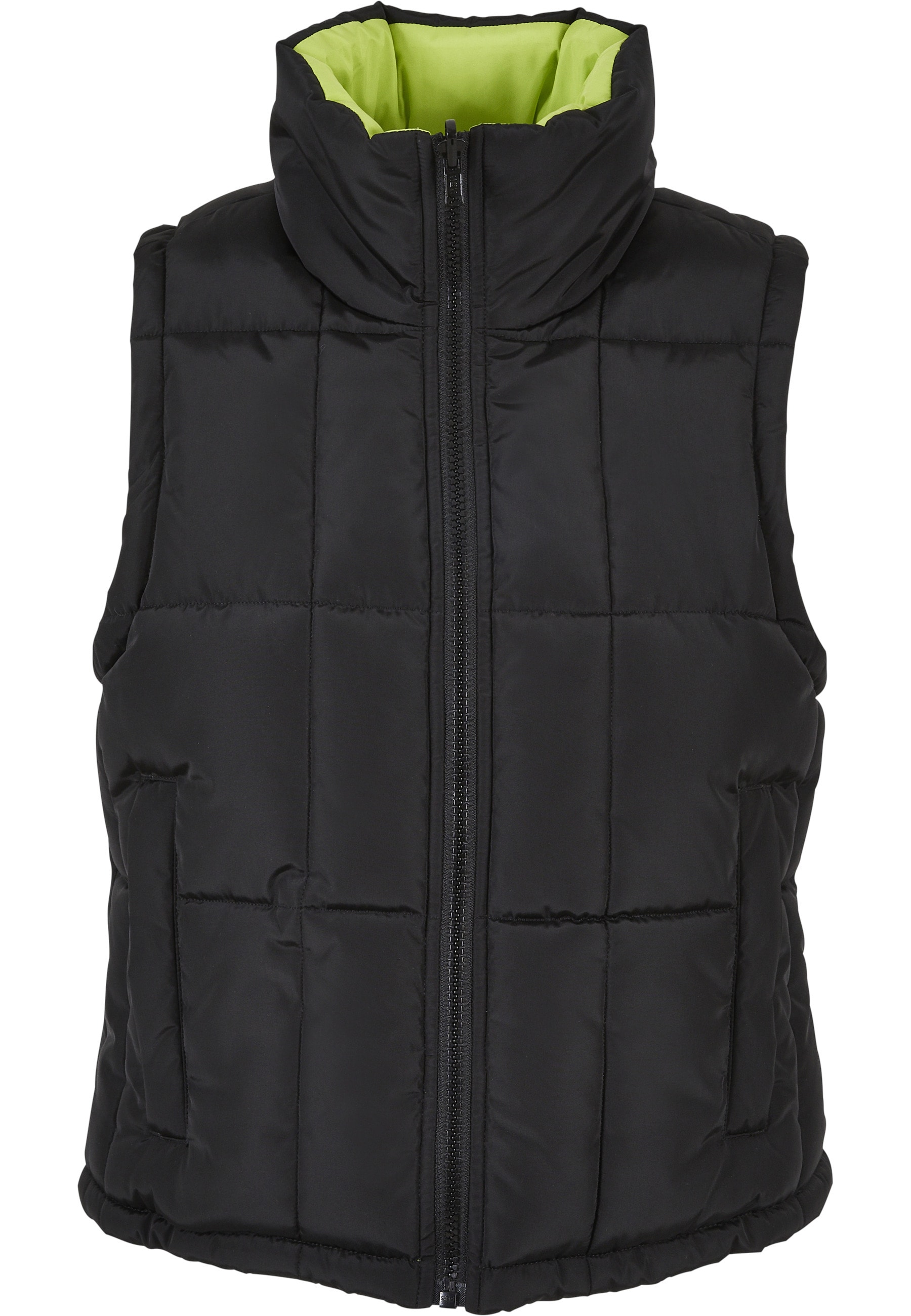 URBAN CLASSICS Steppweste »Urban Classics Damen Ladies Reversible Cropped Puffer Vest«