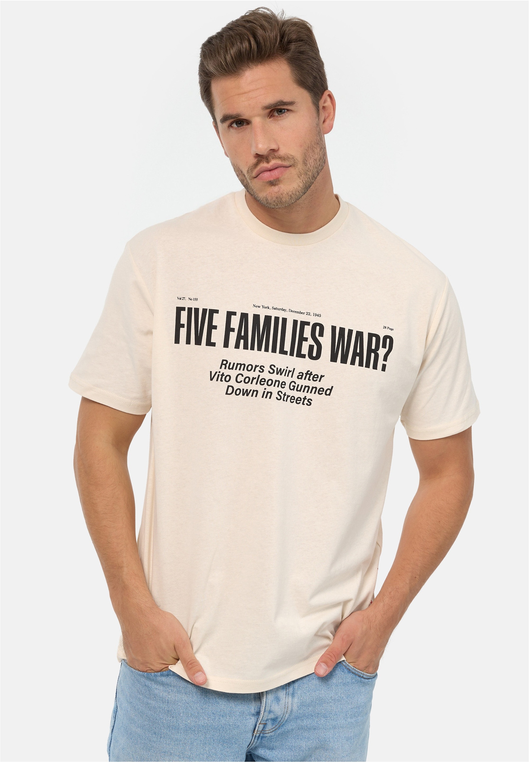 Recovered T-Shirt "The Godfather New York 1945 Relaxed" 1 Stk. tlg. mit ang günstig online kaufen
