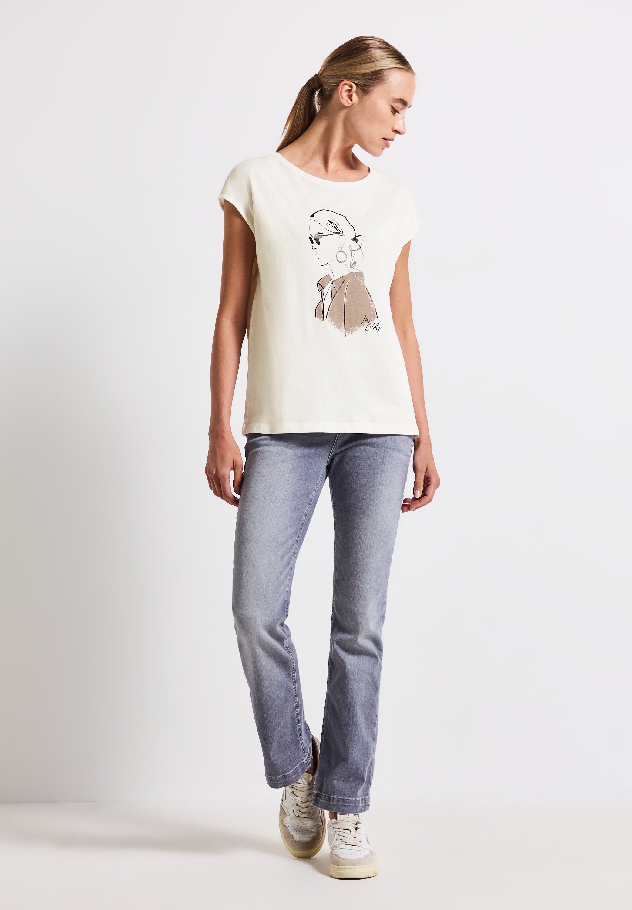STREET ONE T-Shirt, im soften Baumwoll-Mix