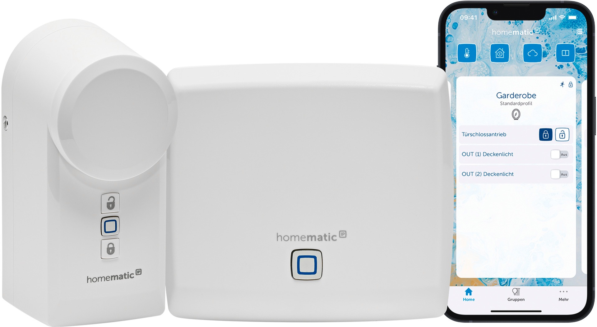Homematic IP Smart-Home-Zubehör »Starter Set Mini Zutritt«, (2 St.)