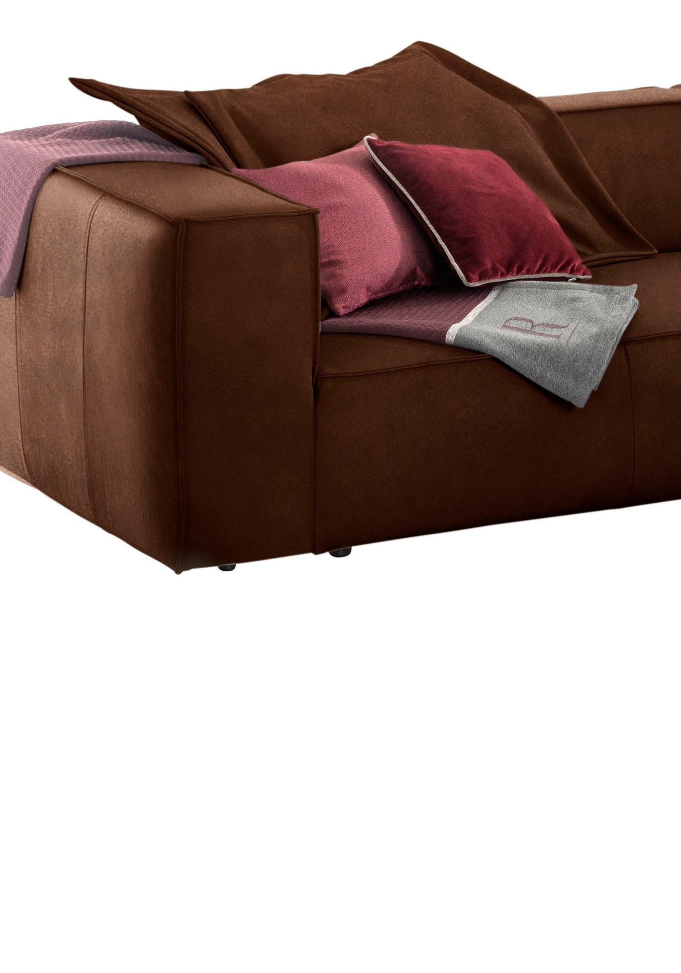 W.SCHILLIG Sofakissen »around-the-block«, Dekokissen mit Flatterbiese kaufen
