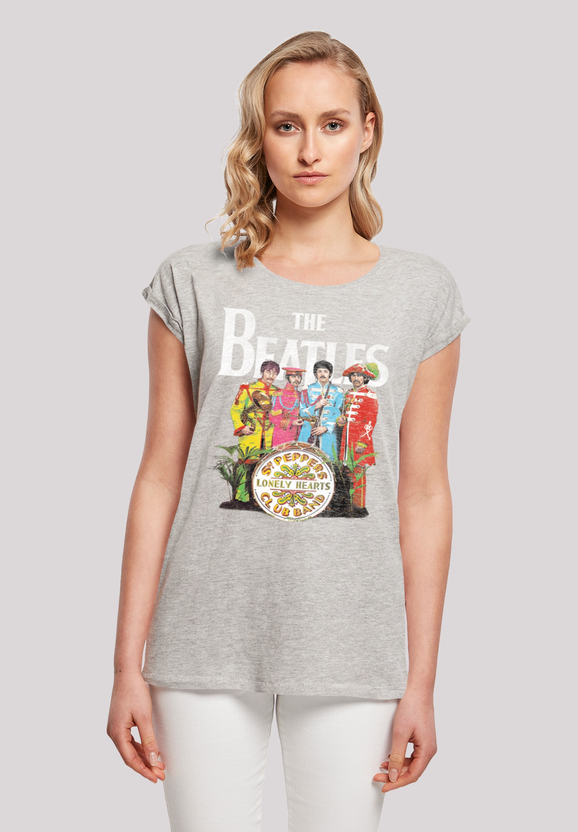 F4NT4STIC T-Shirt »The Beatles Band Sgt Pepper Black«, Print kaufen | BAUR