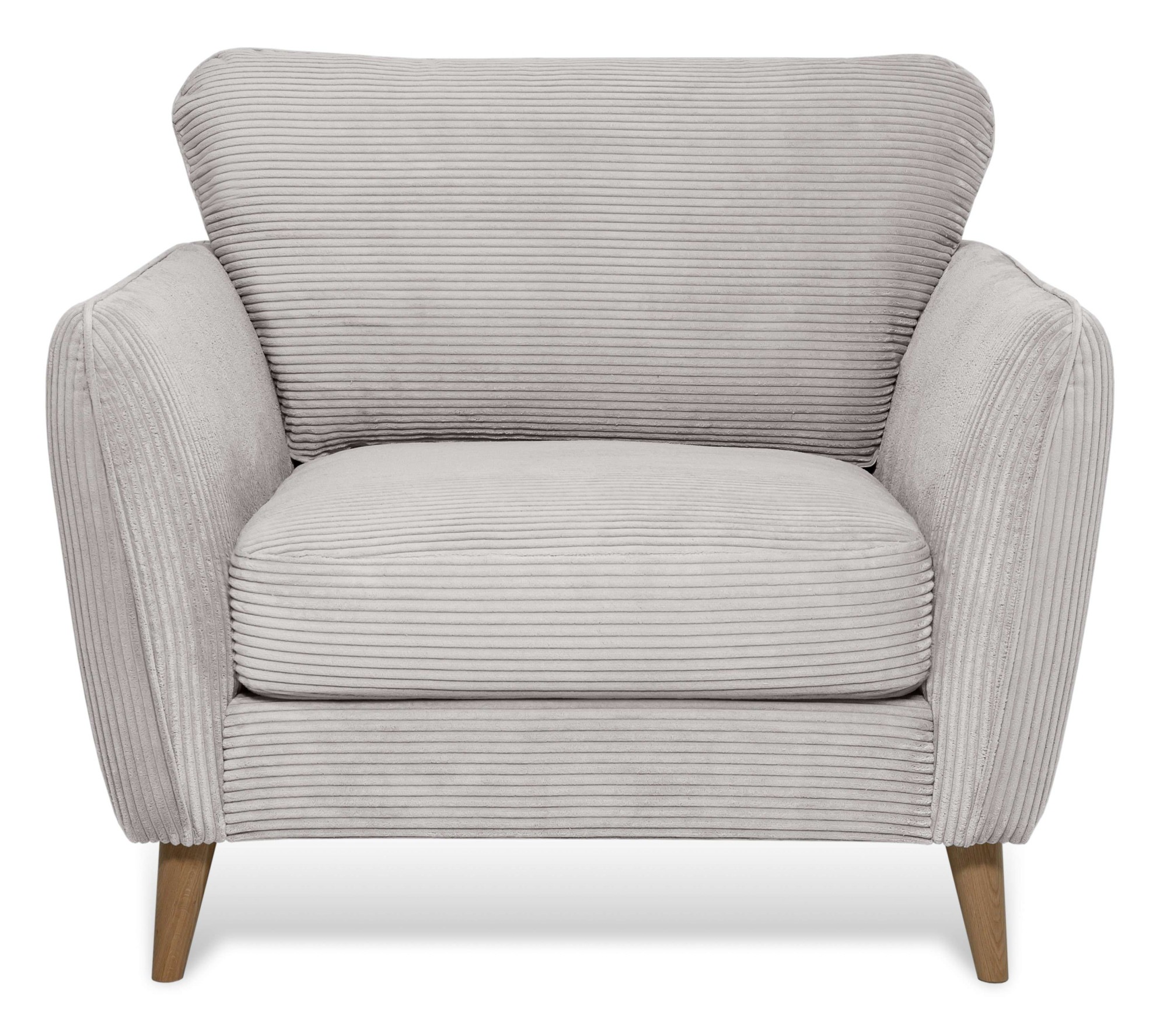 Home affaire Sessel "MARSEILLE", Massivholzbeine Eiche, Landhausstil, Welle günstig online kaufen